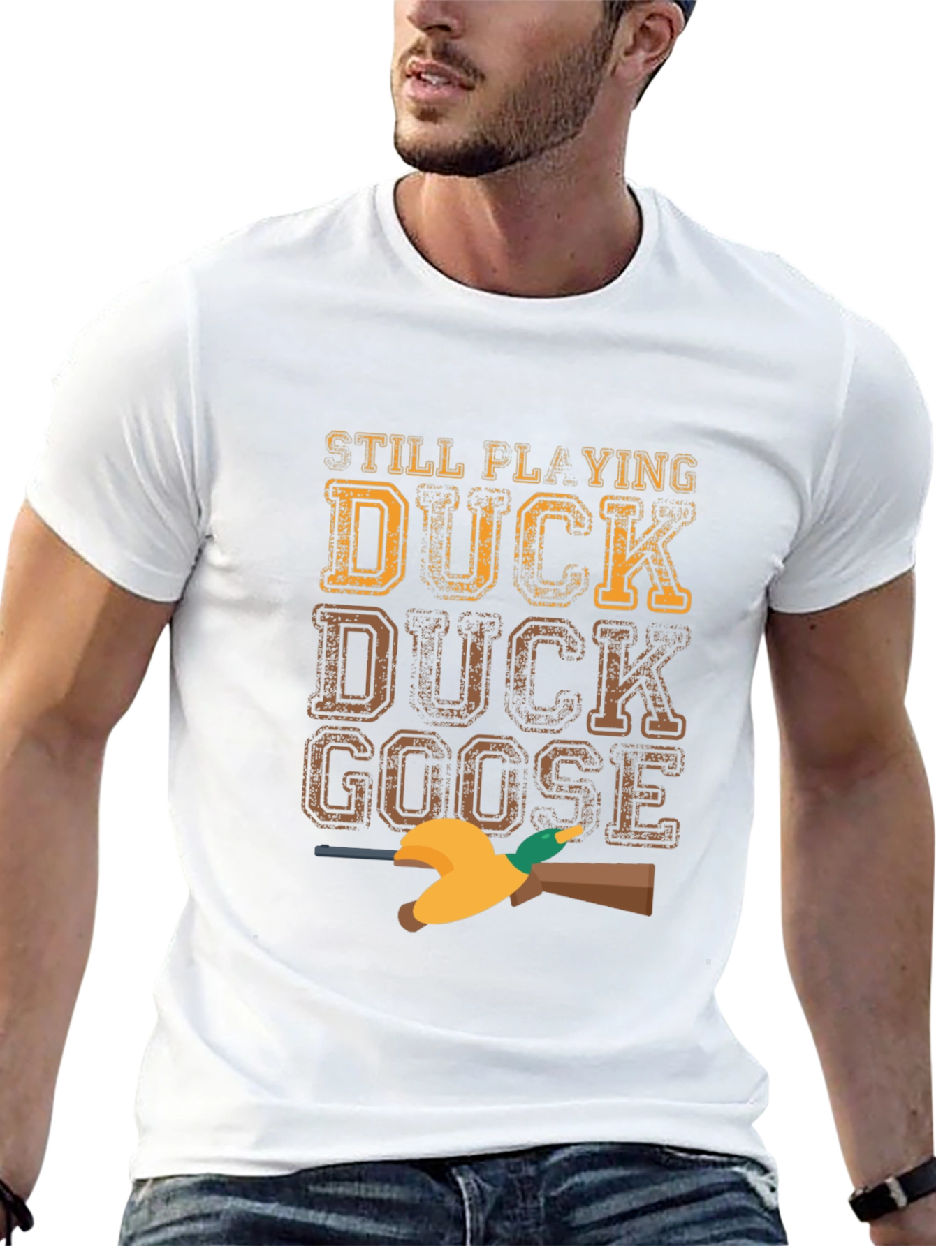 Duck Duck Goose T-Shirt - Funny Hunting Tee