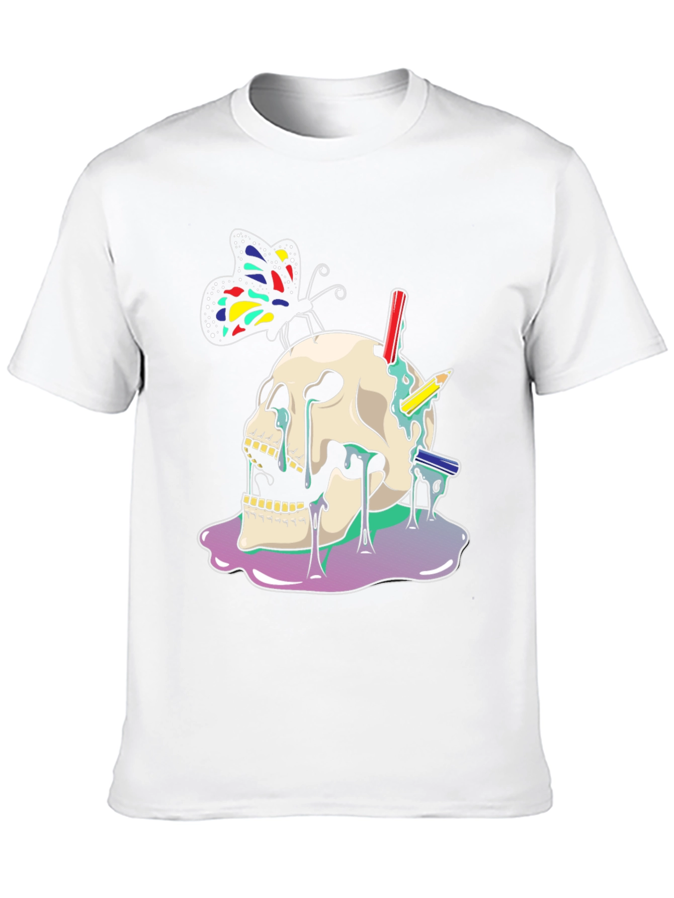 Skull & Butterfly Graphic Tee