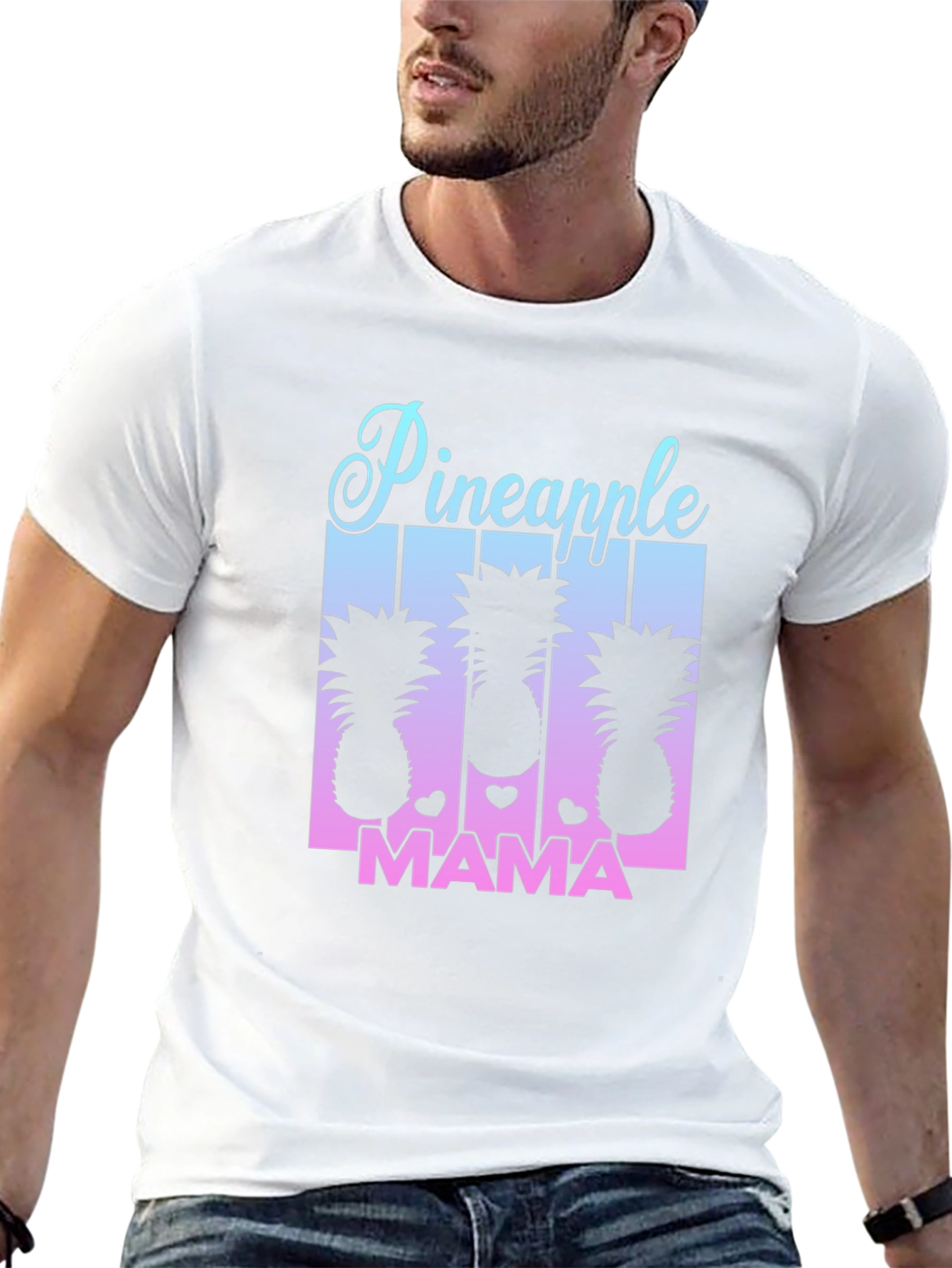Pineapple Mama Graphic Tee - Cute Summer Shirt