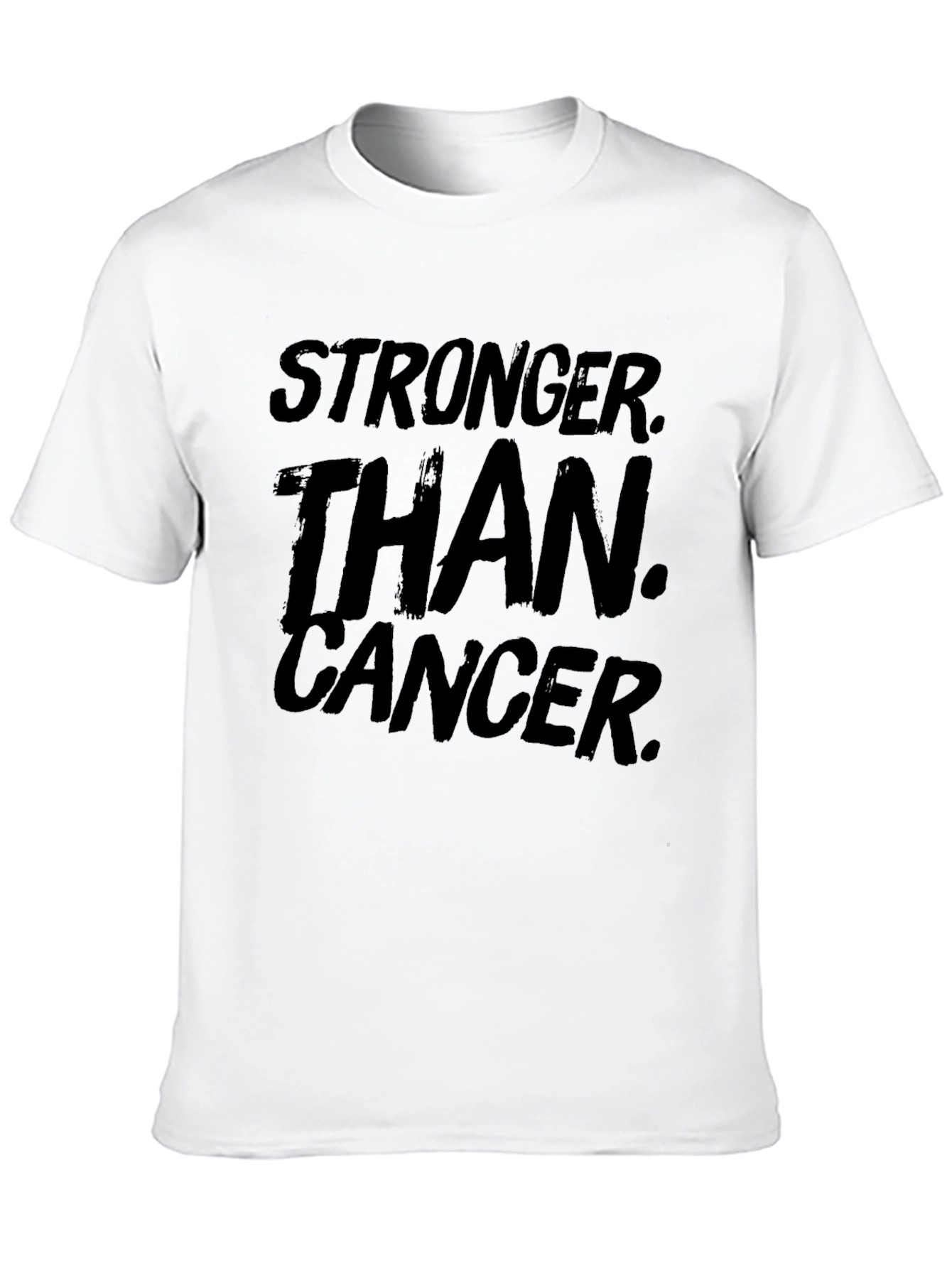Stronger Than Cancer Black Graphic Tee