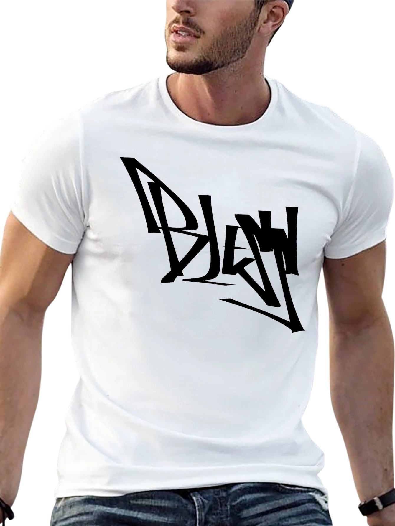 Black Blah Graphic Tee - Streetwear Style