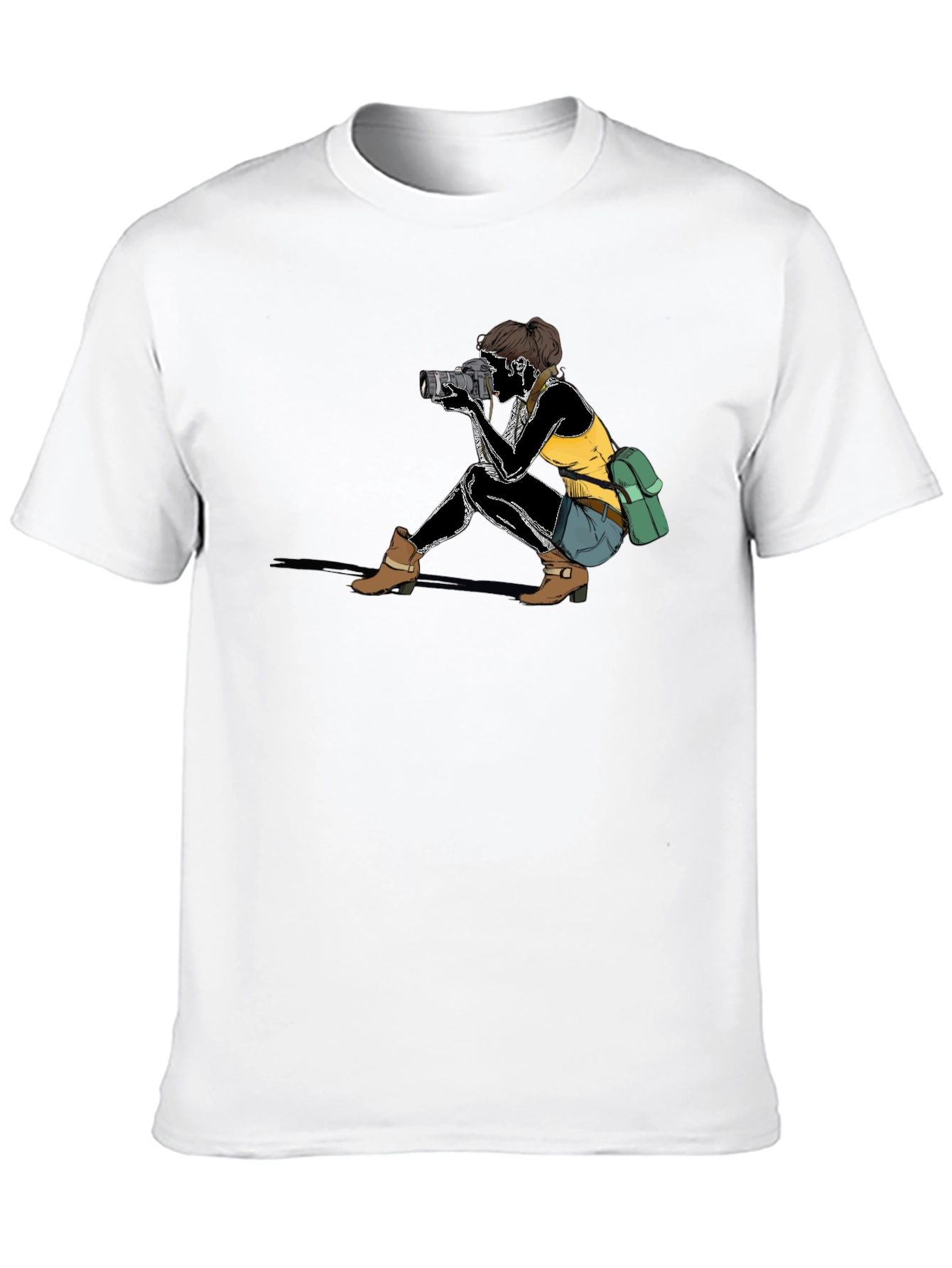 Photographer Graphic Black T-Shirt