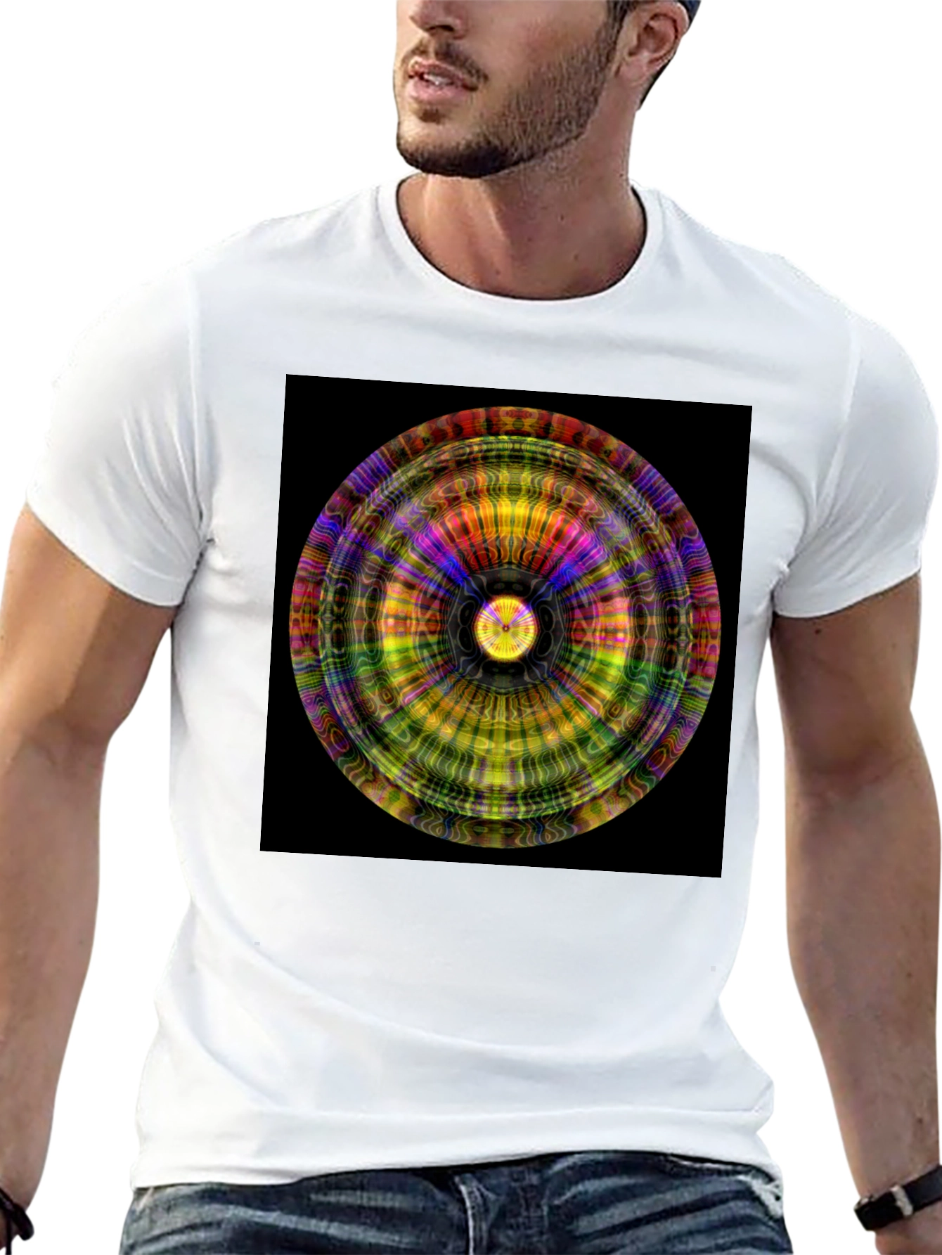 Psychedelic Mandala Graphic Tee
