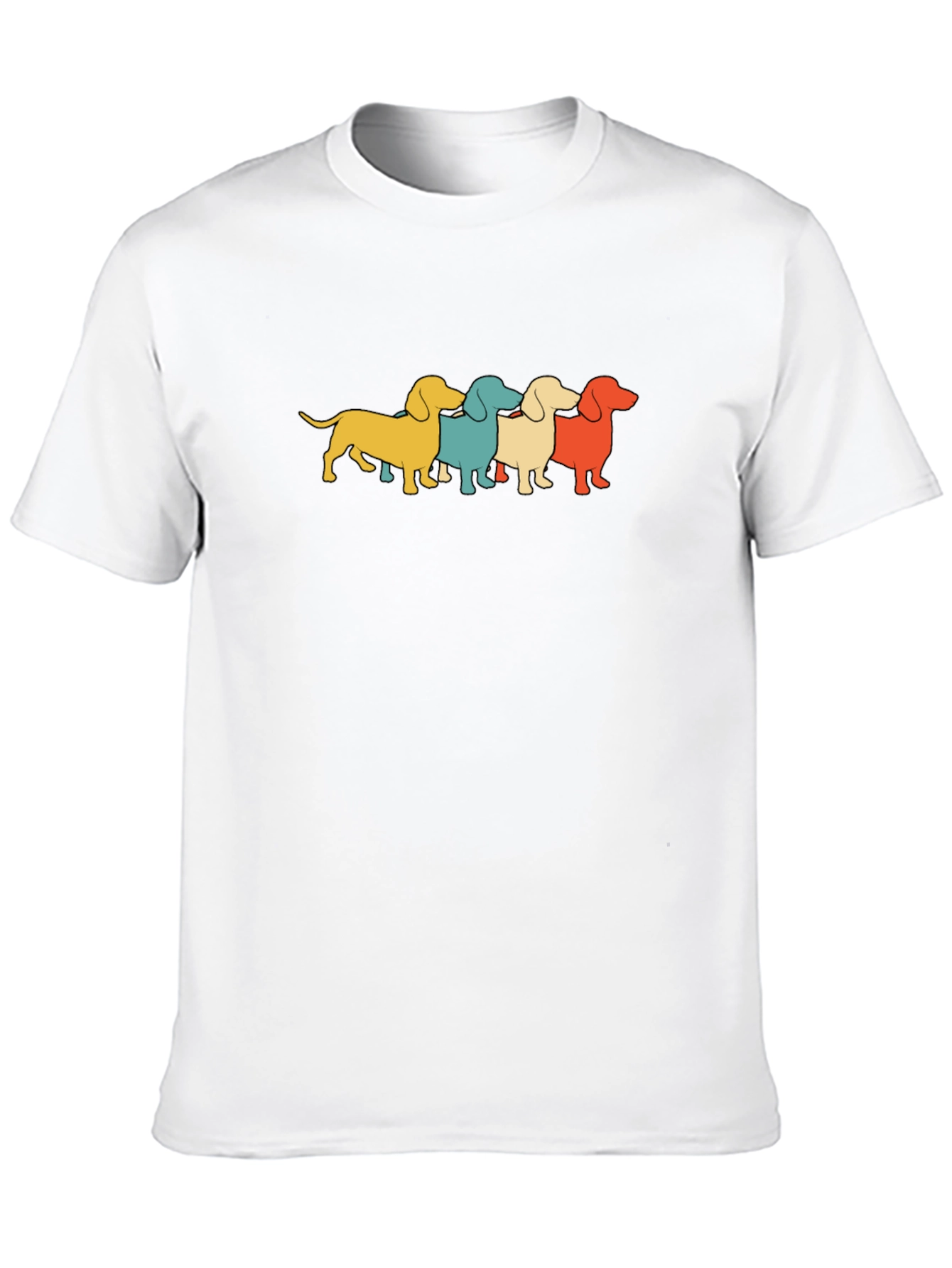Retro Dachshund T-Shirt - Cute Dog Tee