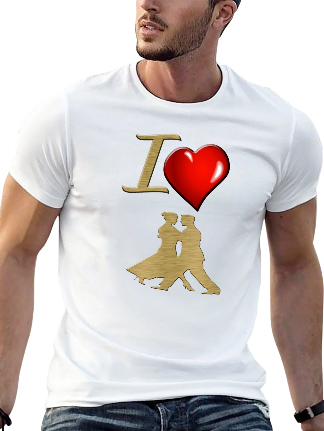 I Heart Dancing Graphic Tee - Tango Lover T-Shirt