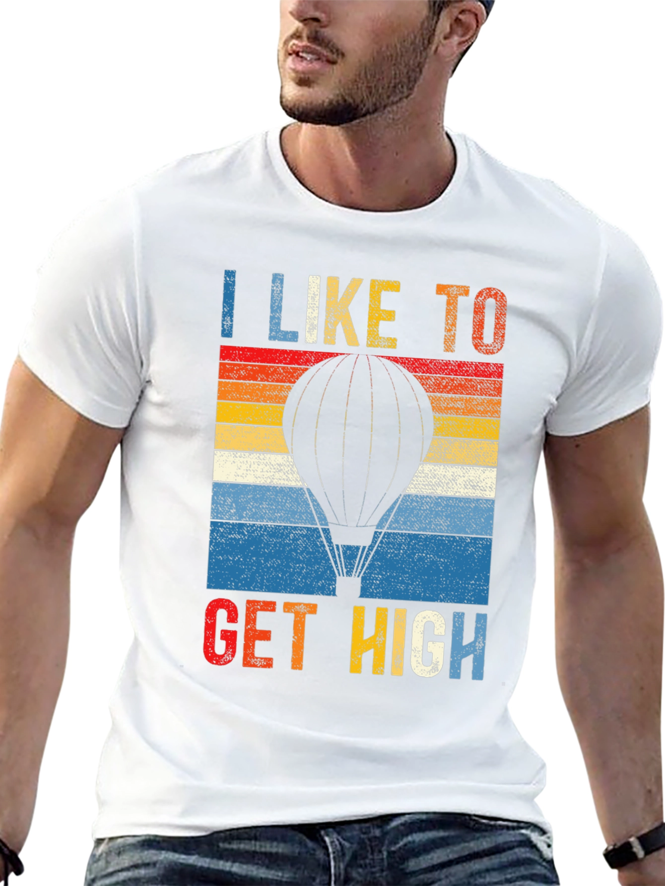 I Like to Get High Hot Air Balloon T-Shirt