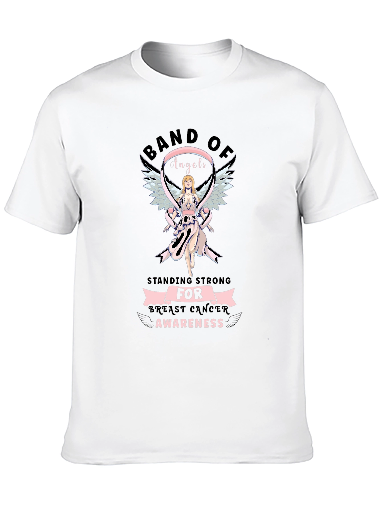 Breast Cancer Awareness Graphic T-Shirt