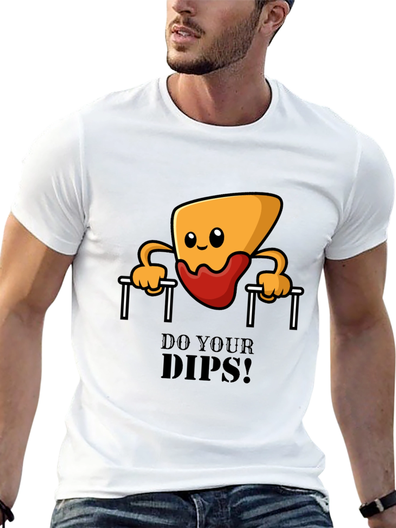 Funny Workout T-Shirt - Do Your Dips!