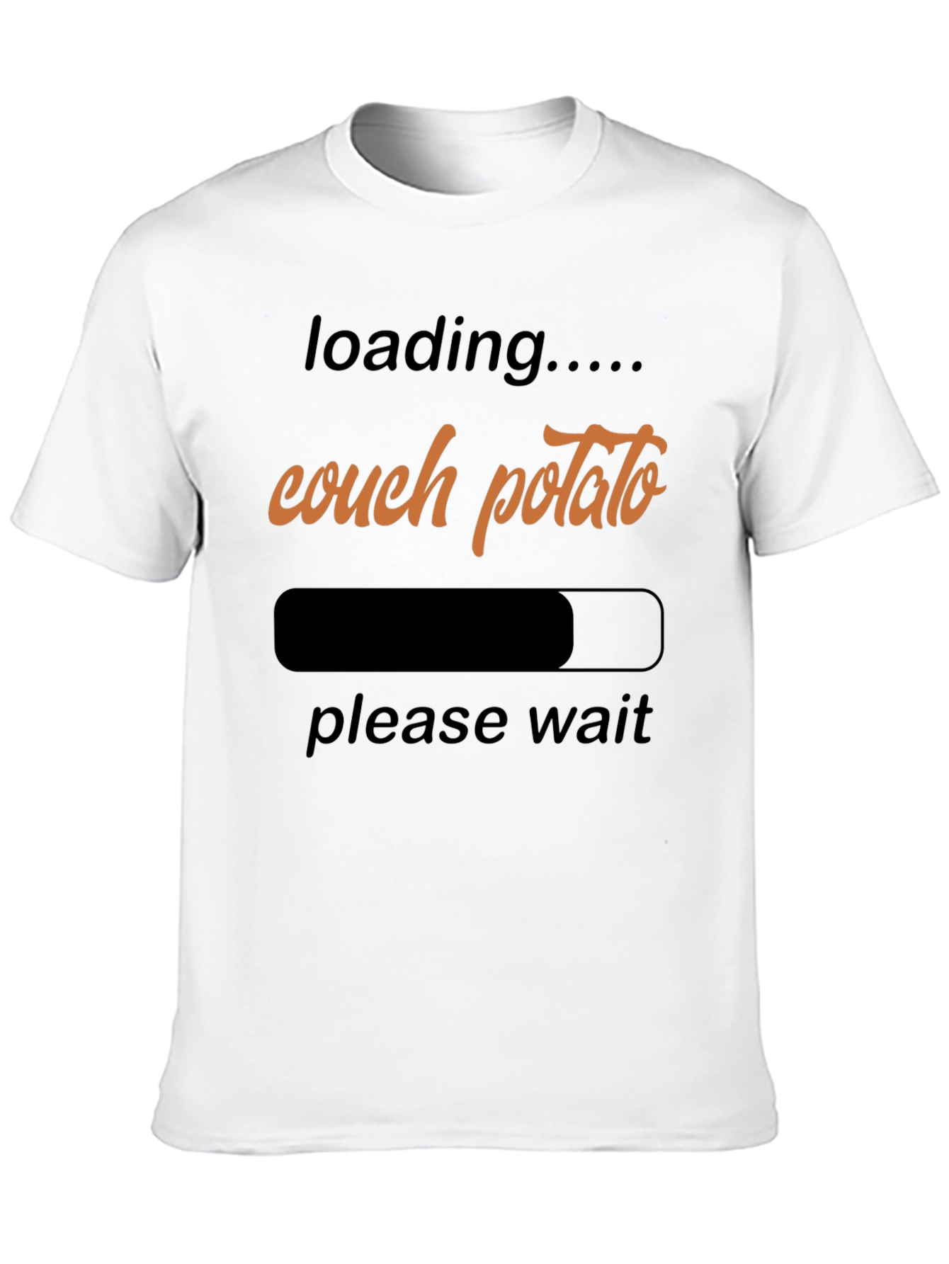 Couch Potato Loading Funny Graphic Tee