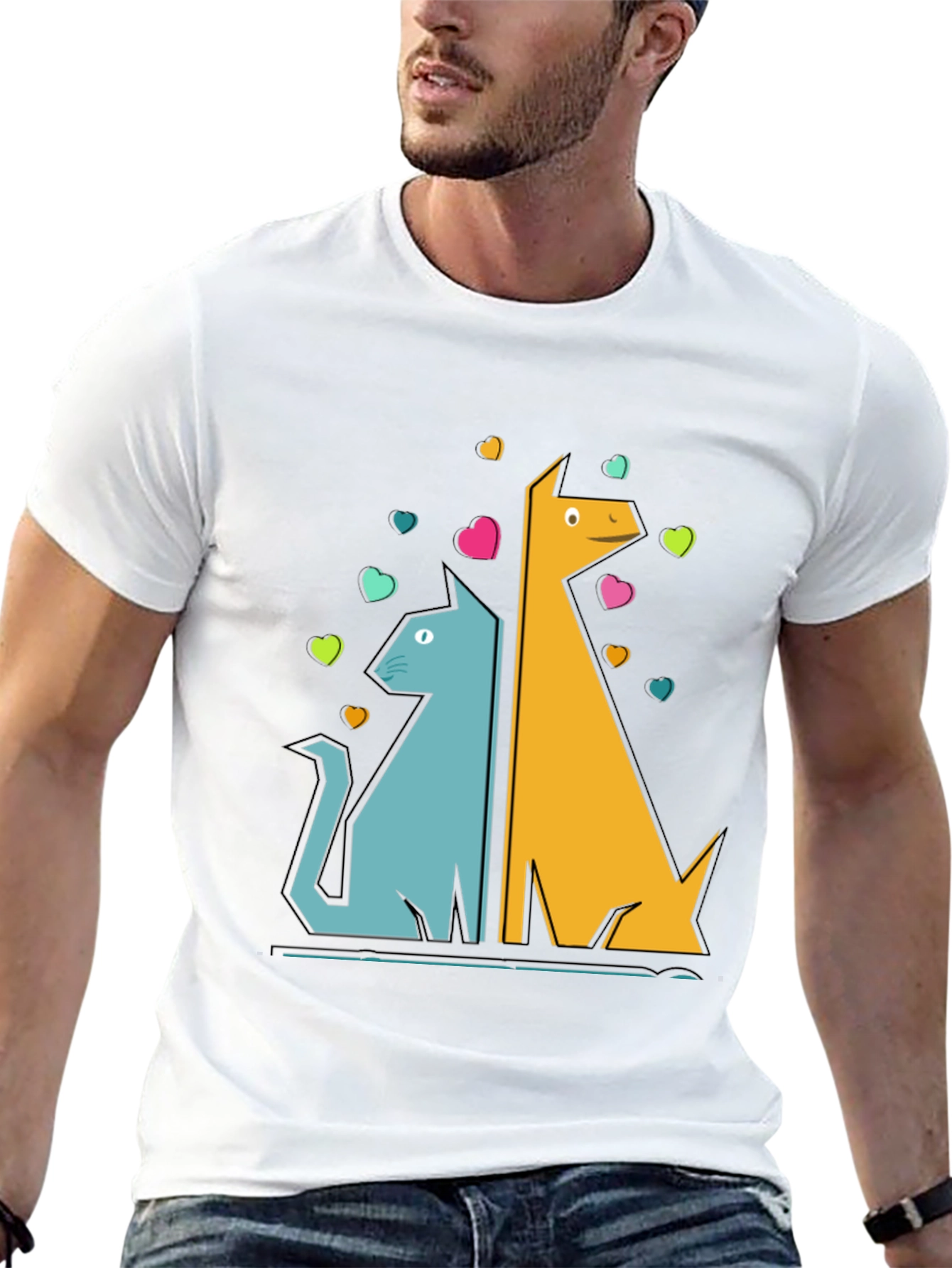 Cat and Dog Lovers T-Shirt