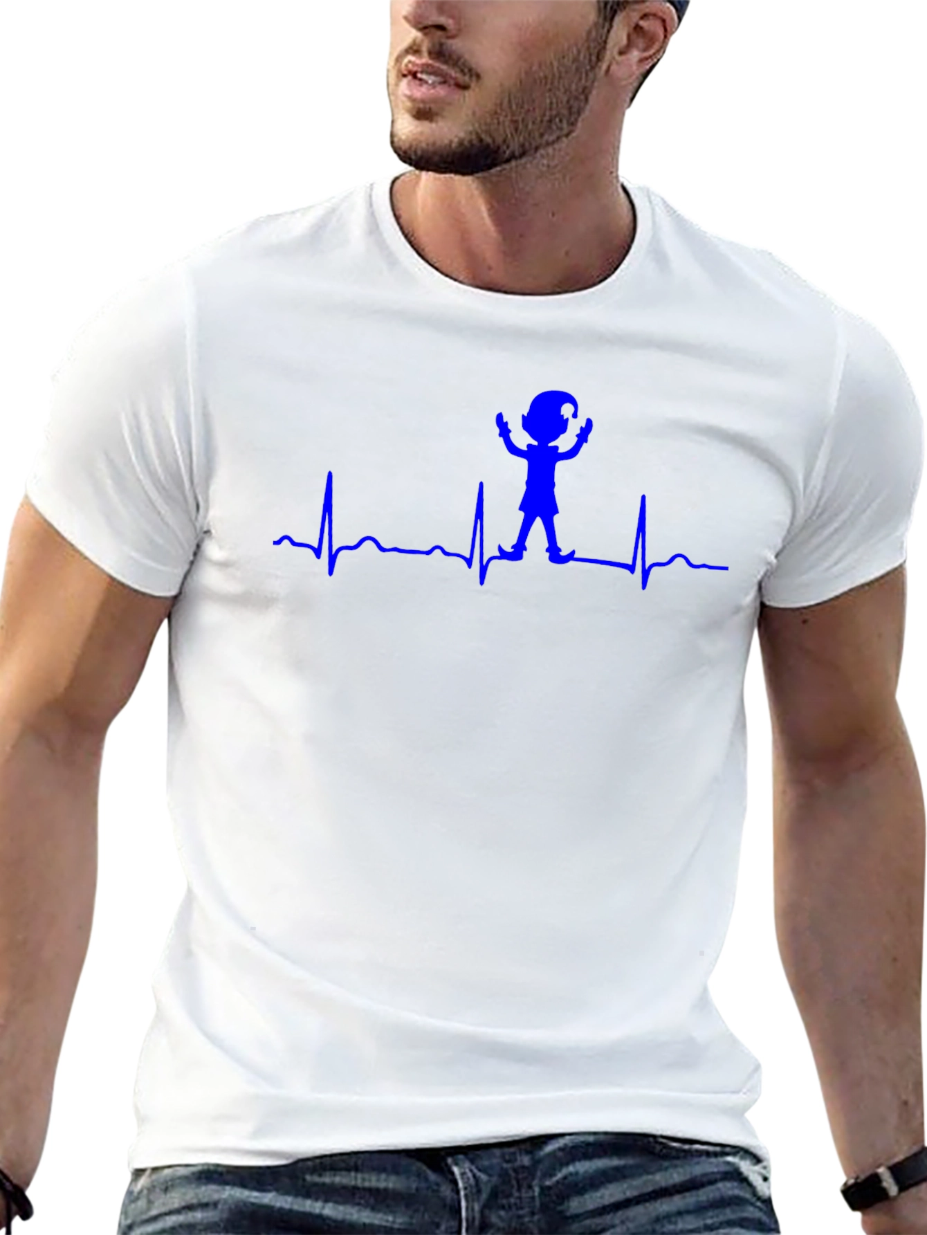 Heartbeat Dancer Graphic T-Shirt - Stylish & Unique