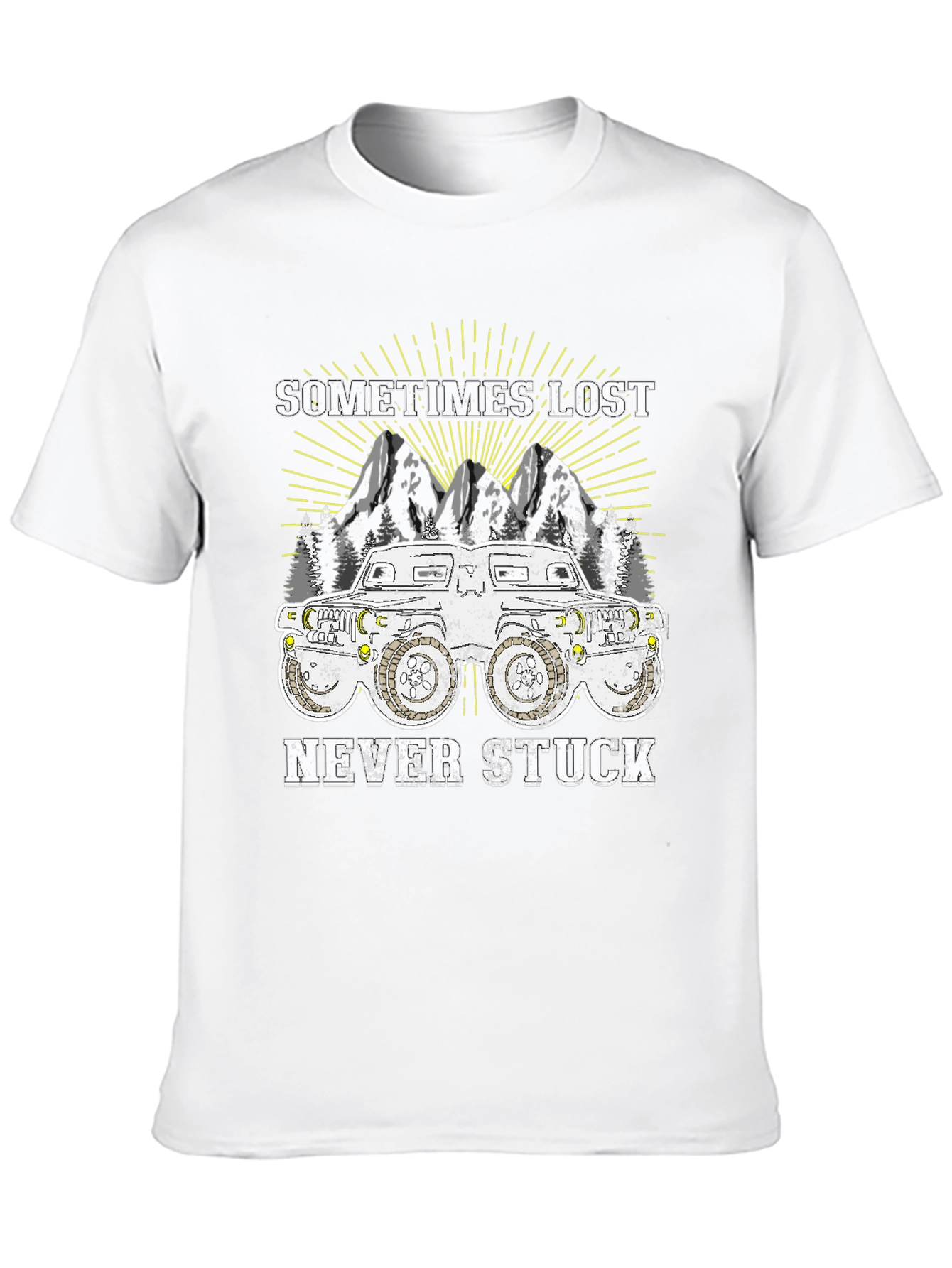 Sometimes Lost Never Stuck Graphic Tee
