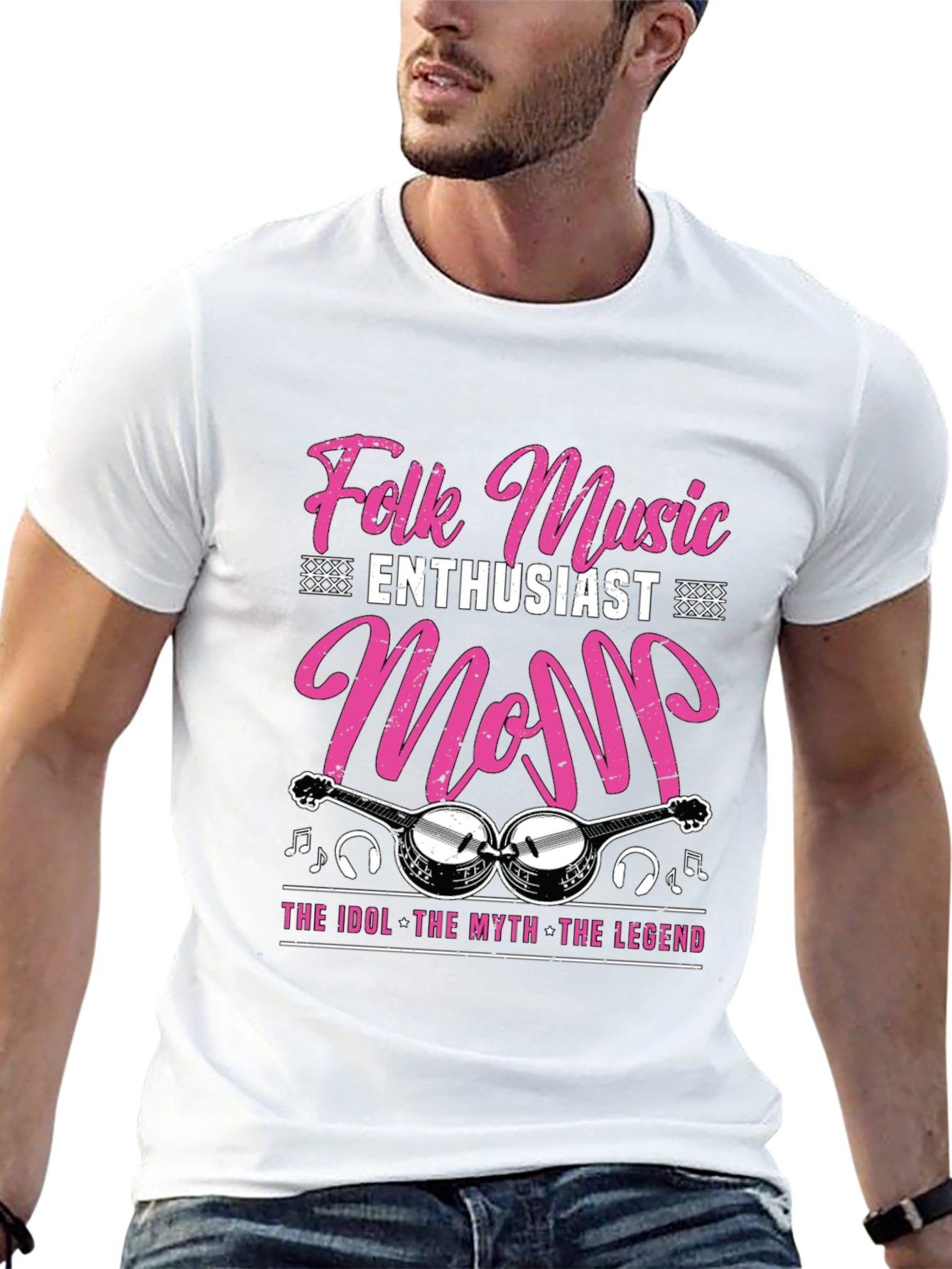 Folk Music Enthusiast Mom T-Shirt