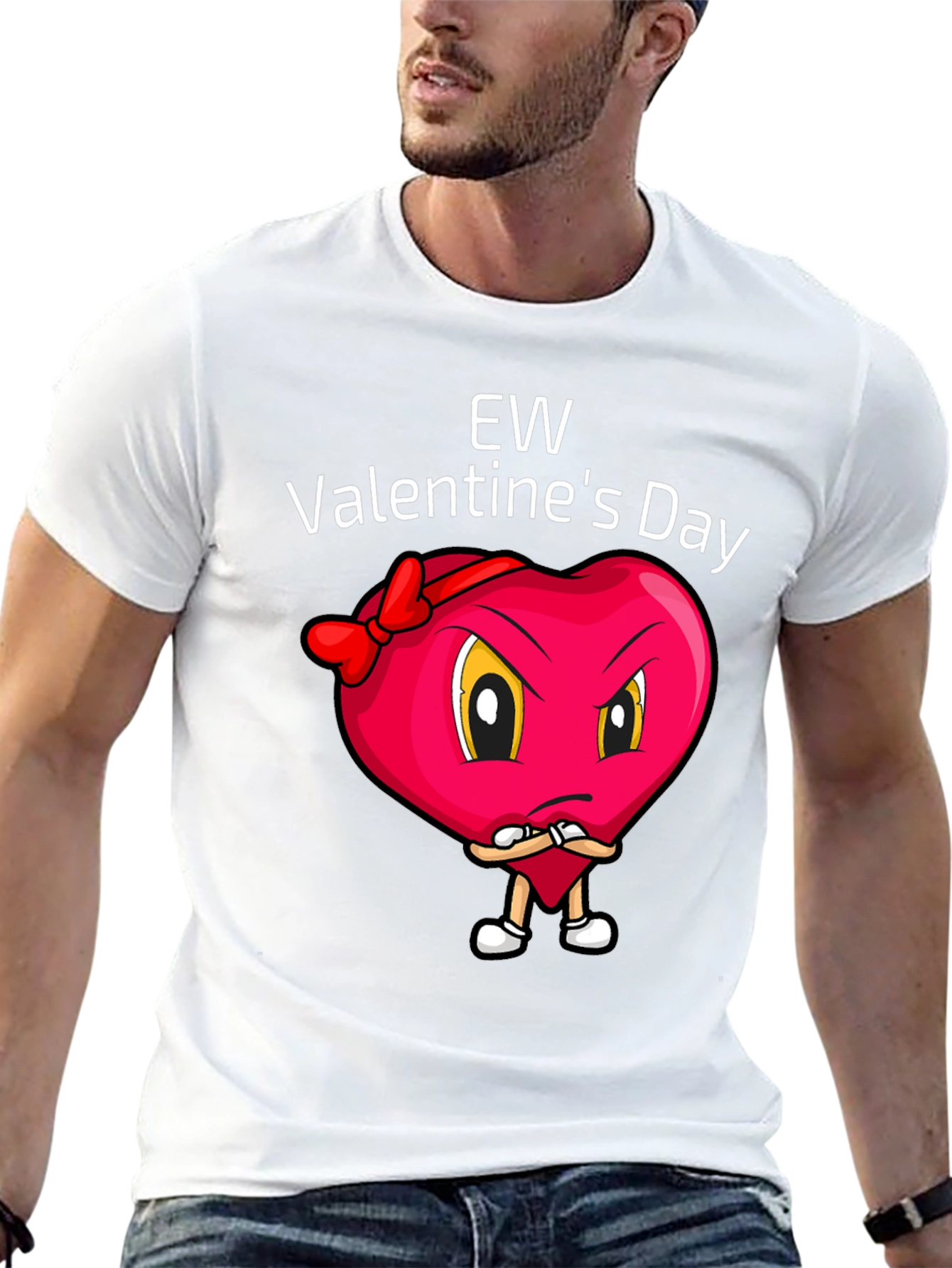 Ew Valentines Day Graphic T-Shirt