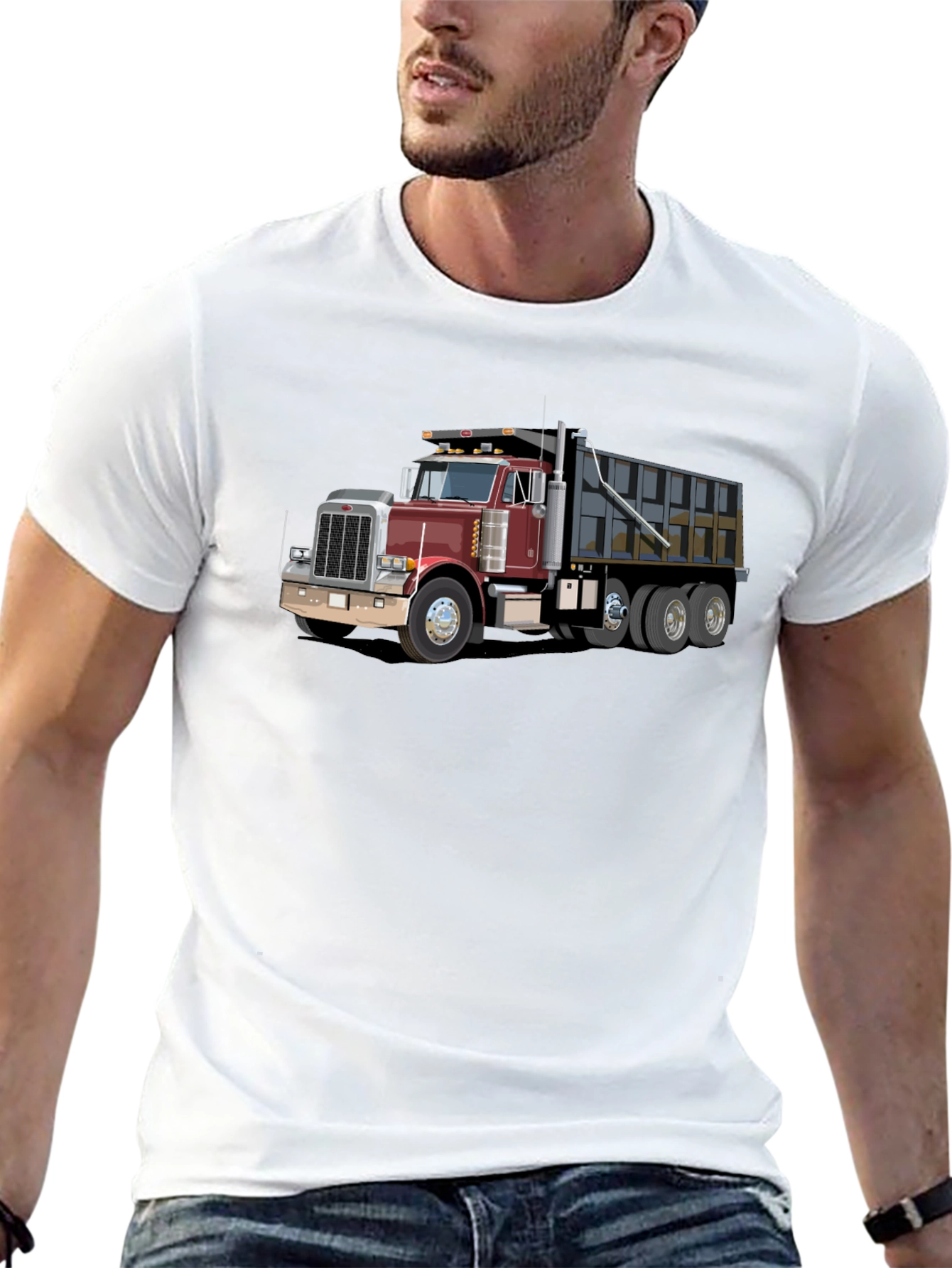 Dump Truck Graphic Tee - Heavy Duty Style