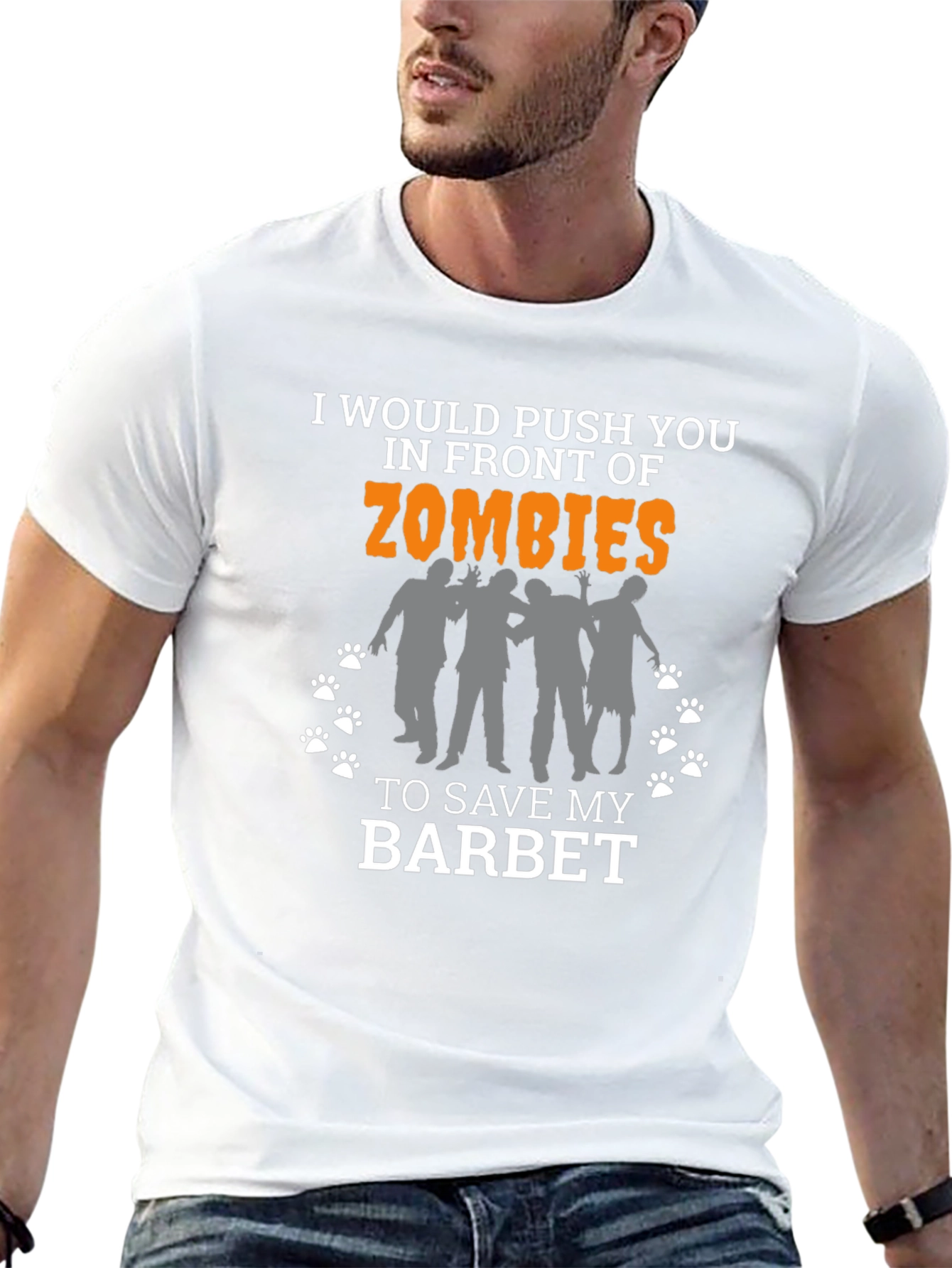 Funny Barbet Zombie T-Shirt