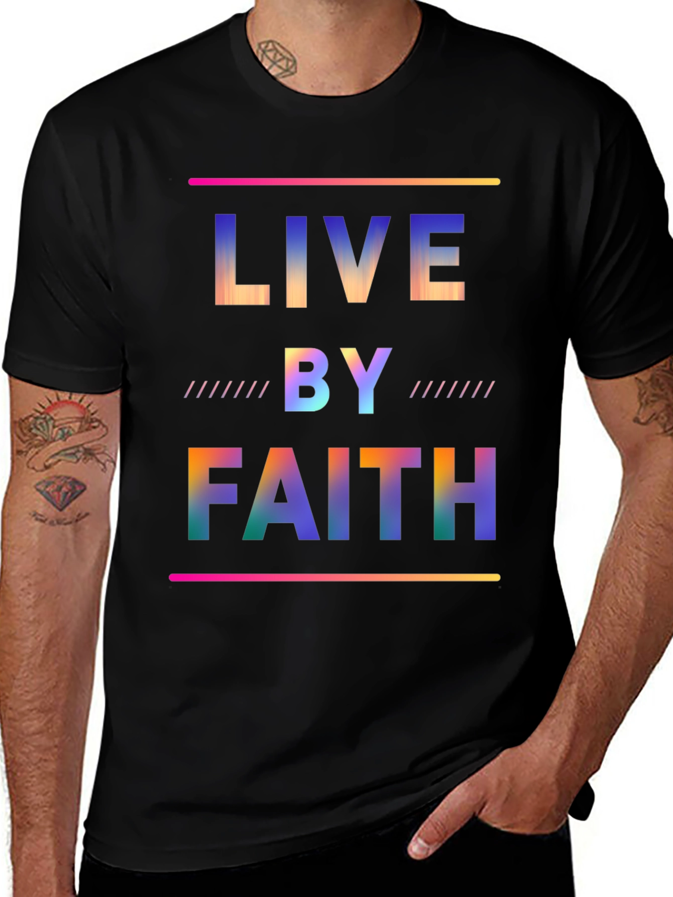 Live By Faith Graphic T-Shirt