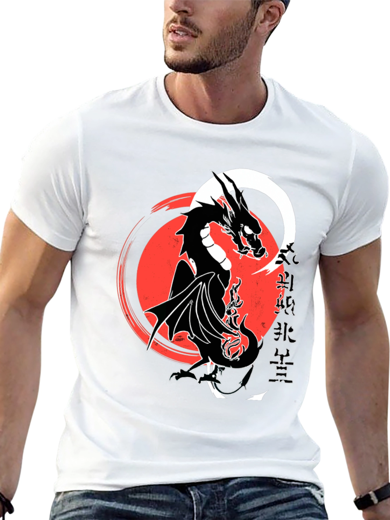 Dragon Kanji Graphic T-Shirt