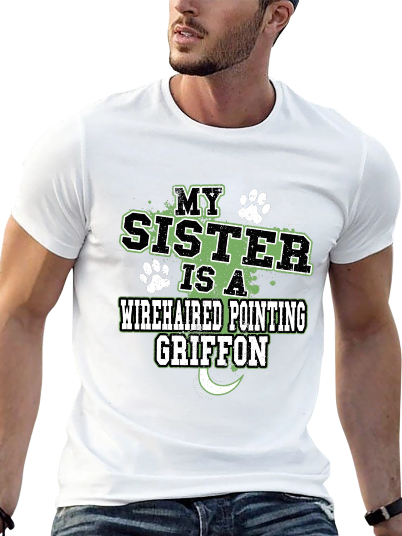Wirehaired Pointing Griffon Sister T-Shirt