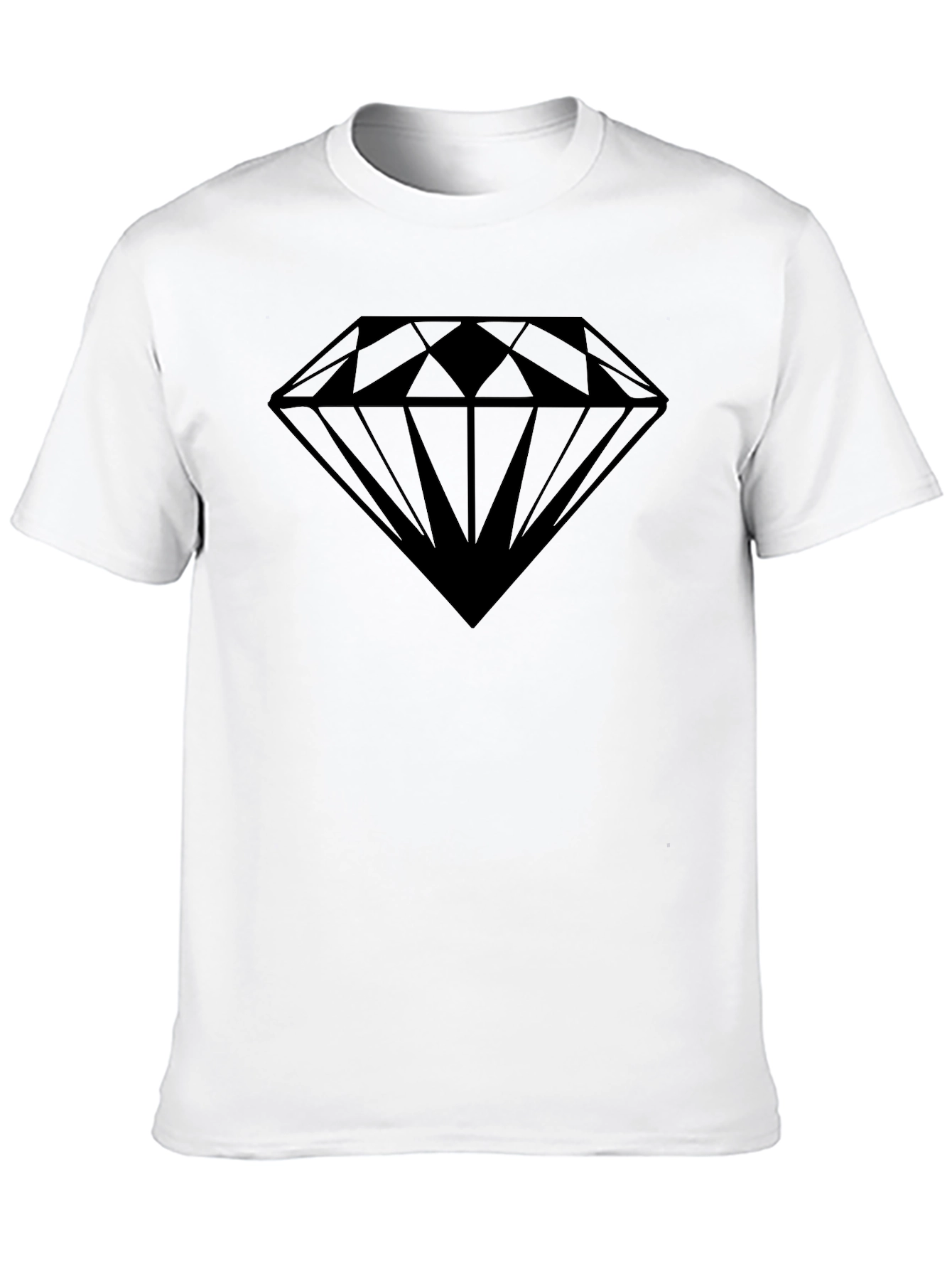 Diamond Graphic Tee - Mens Black T-Shirt