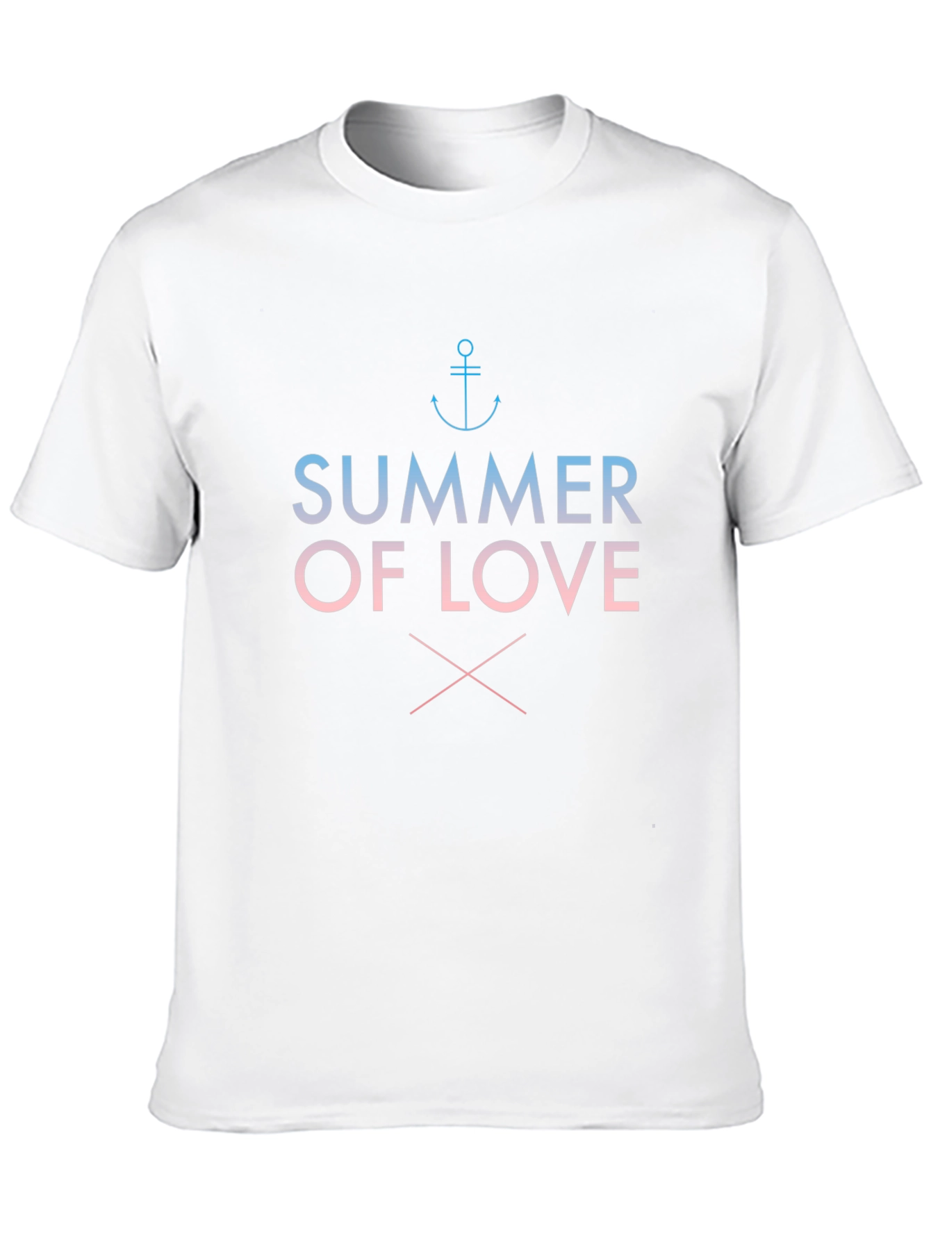Summer of Love Graphic Tee - Black Cotton Blend