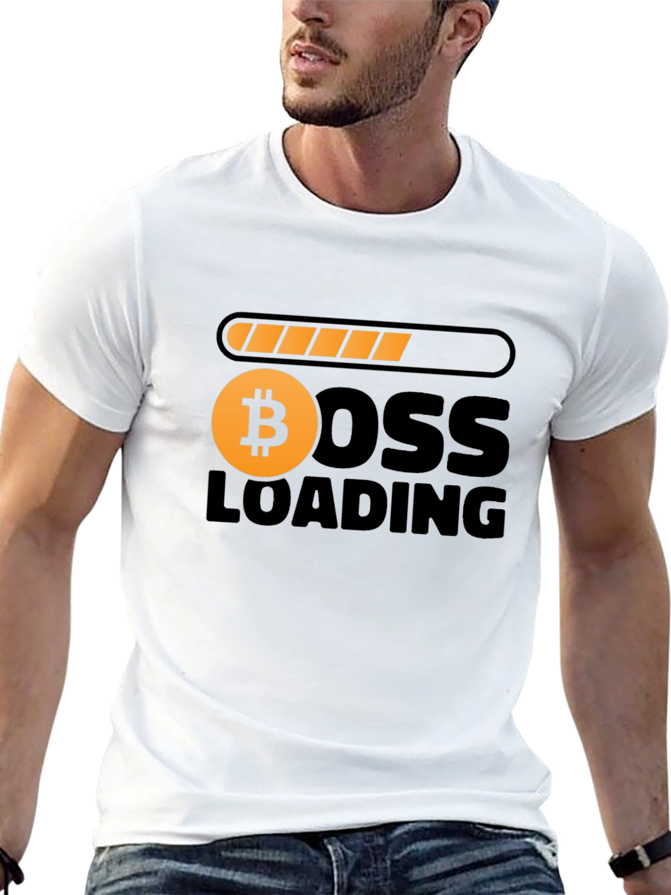 Bitcoin Boss Loading T-Shirt - Crypto Tee