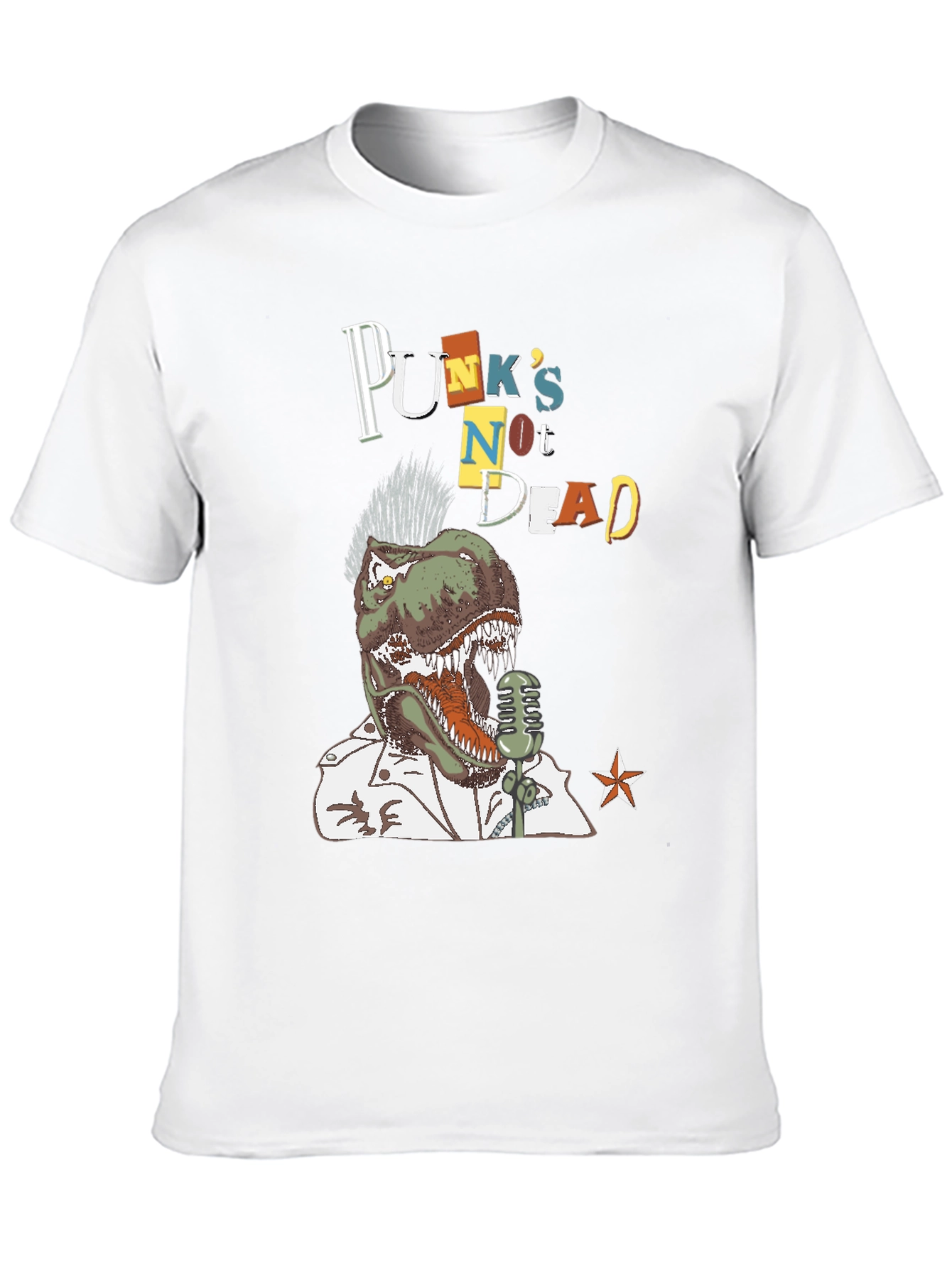 Punks Not Dead Dinosaur T-Shirt