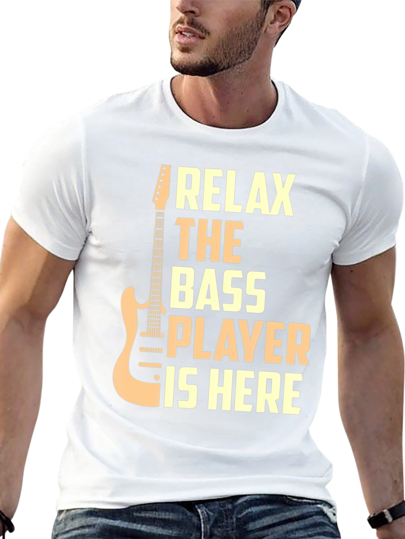 Relax The Bass Player Is Here Graphic T-Shirt