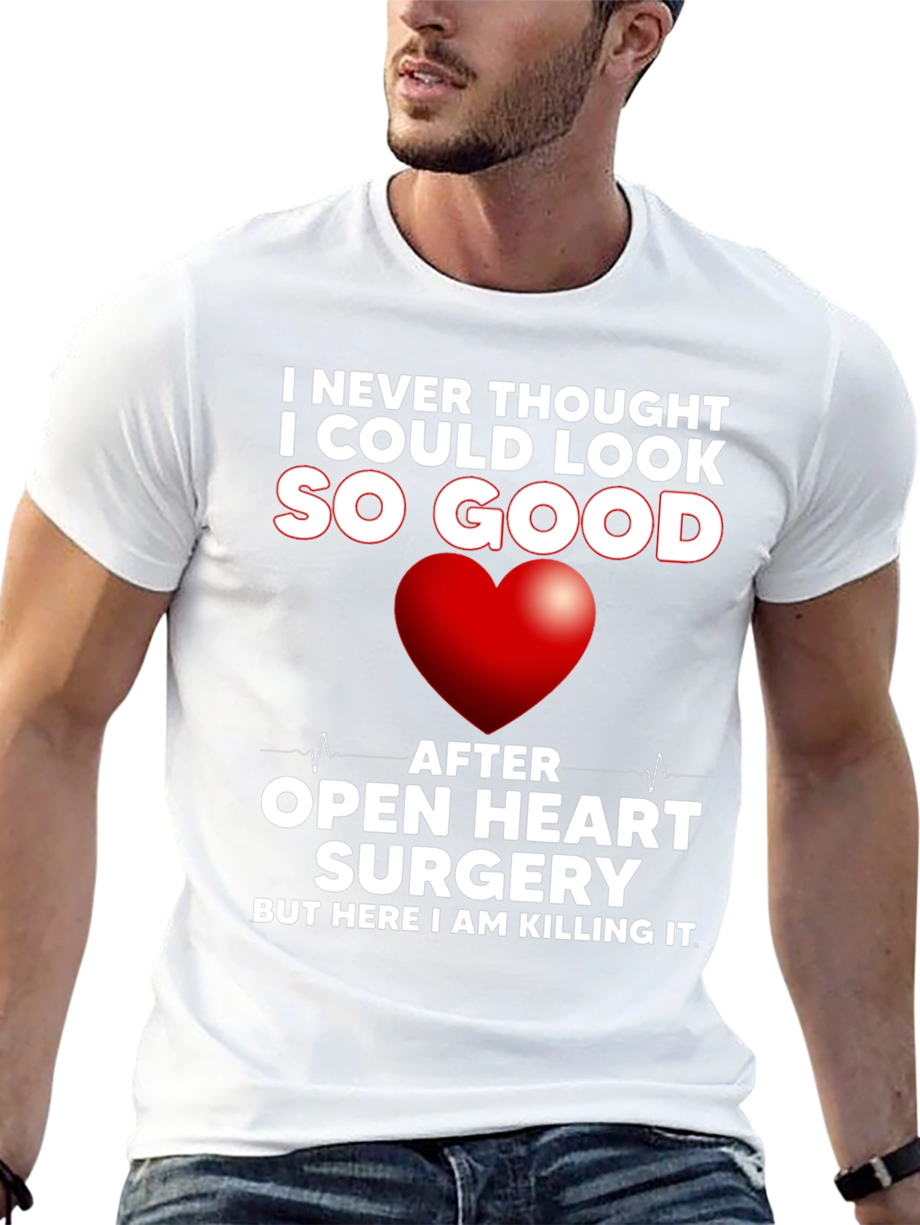 Open Heart Surgery Recovery T-Shirt - Killing It!