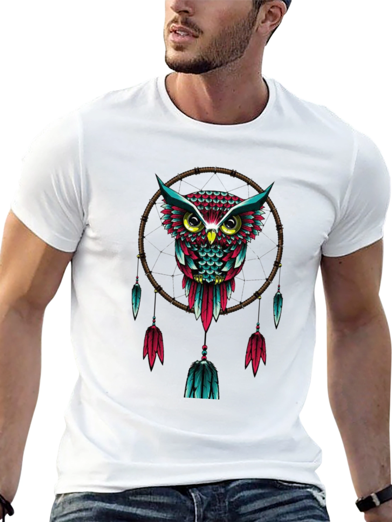 Owl Dreamcatcher Graphic Tee