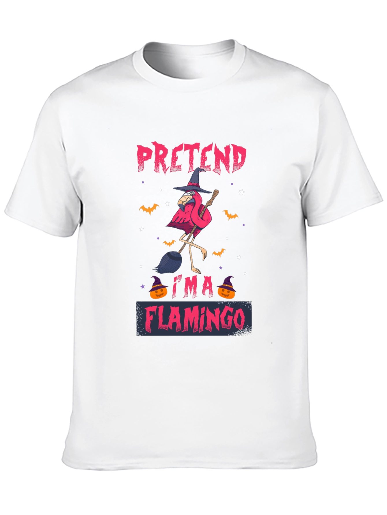 Pretend Im A Flamingo Halloween T-Shirt