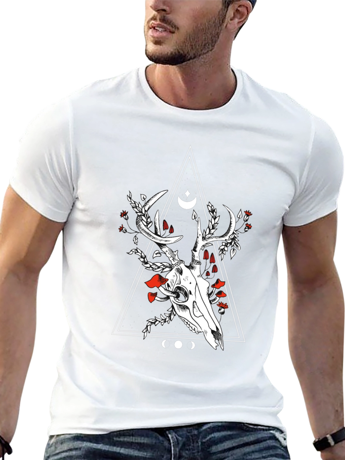 Deer Skull Graphic Tee