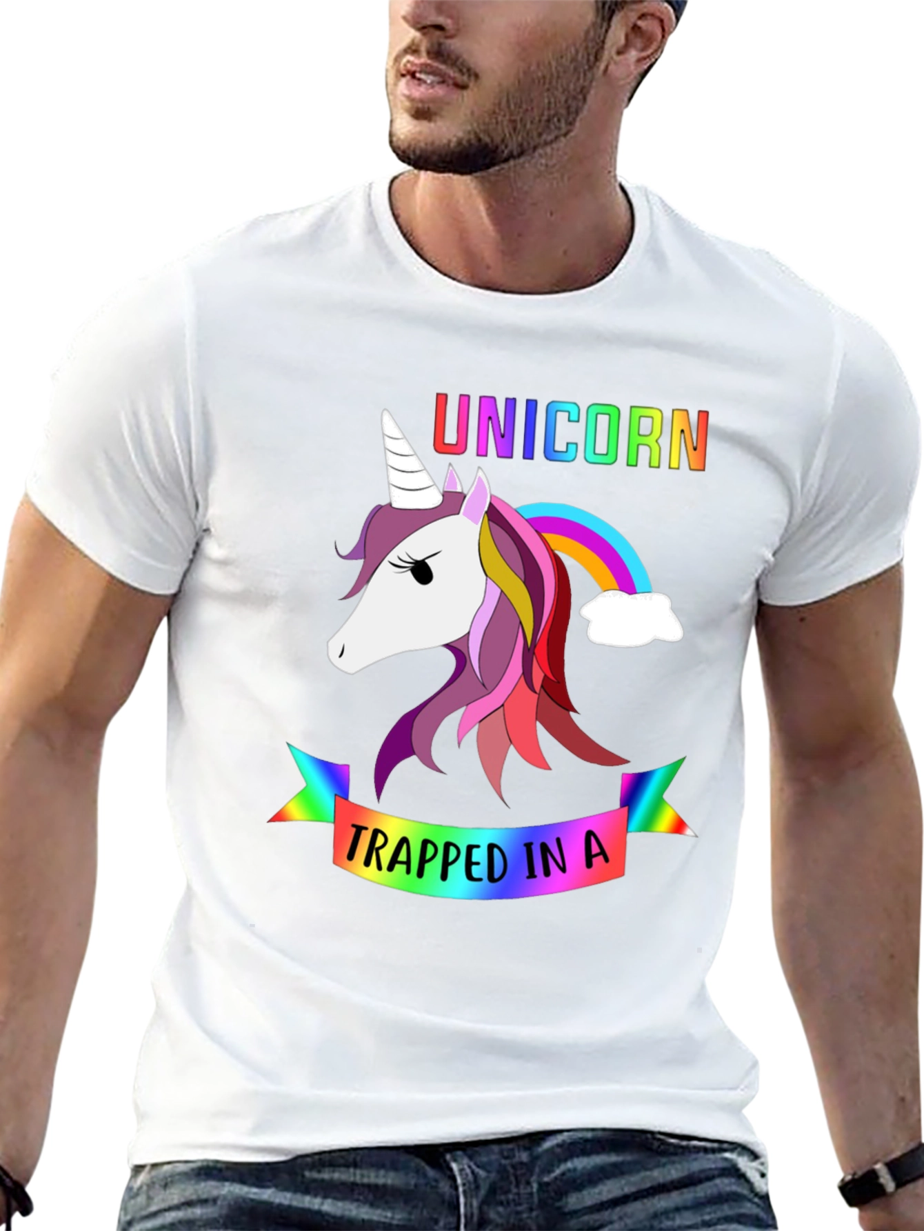 Unicorn Trapped In A T-Shirt