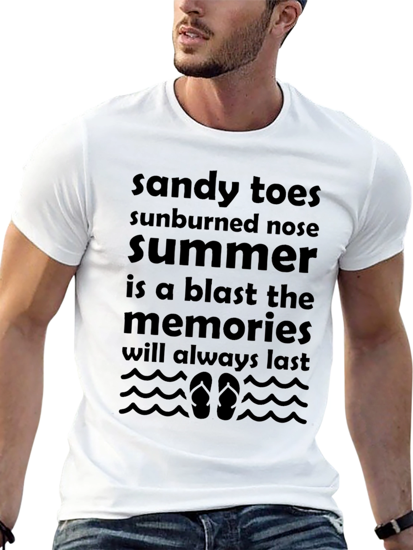 Summer Memories T-Shirt: Sandy Toes Sunburned Nose