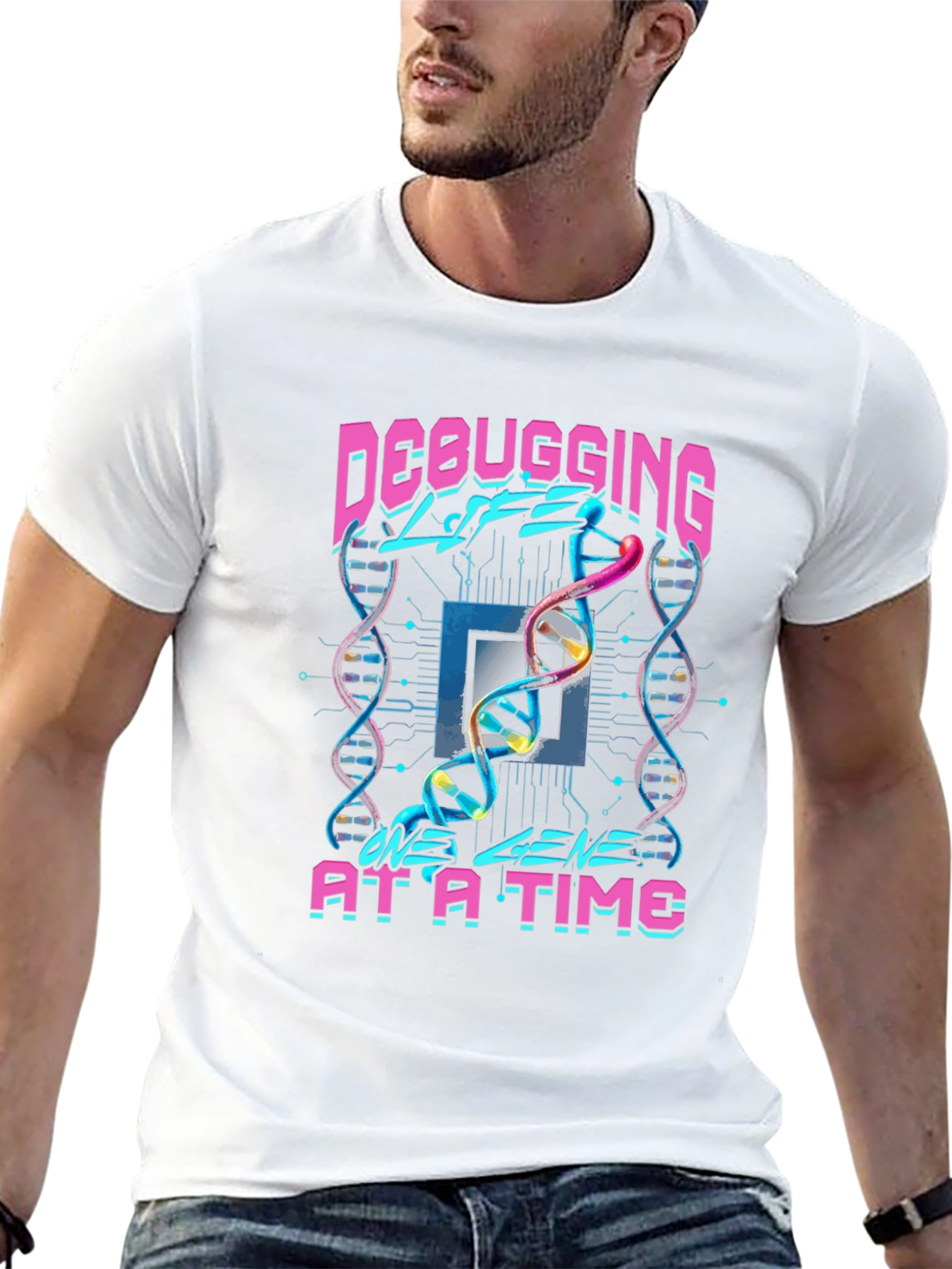 Debugging Life DNA Graphic Tee