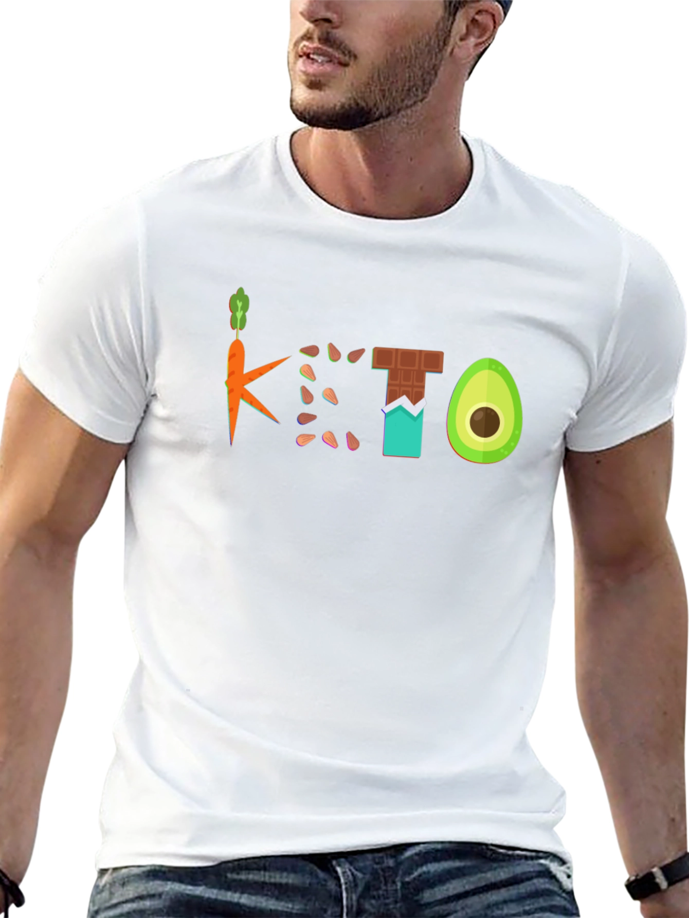 Keto Diet Graphic T-Shirt - Foodie Tee