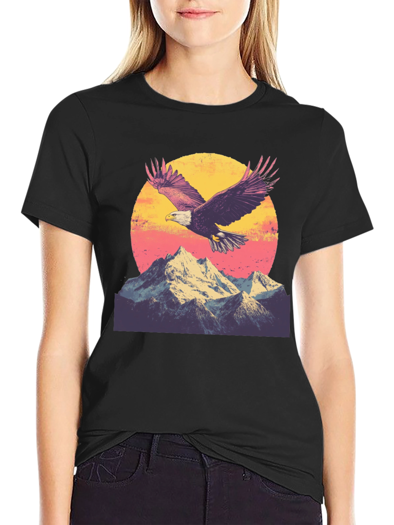 Eagle Mountain Sunset Graphic Tee