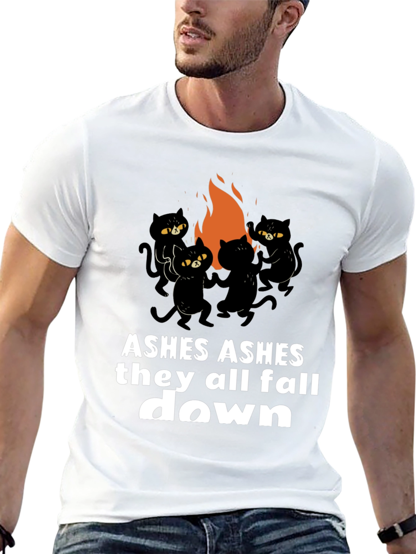 Ashes Black Cat T-Shirt