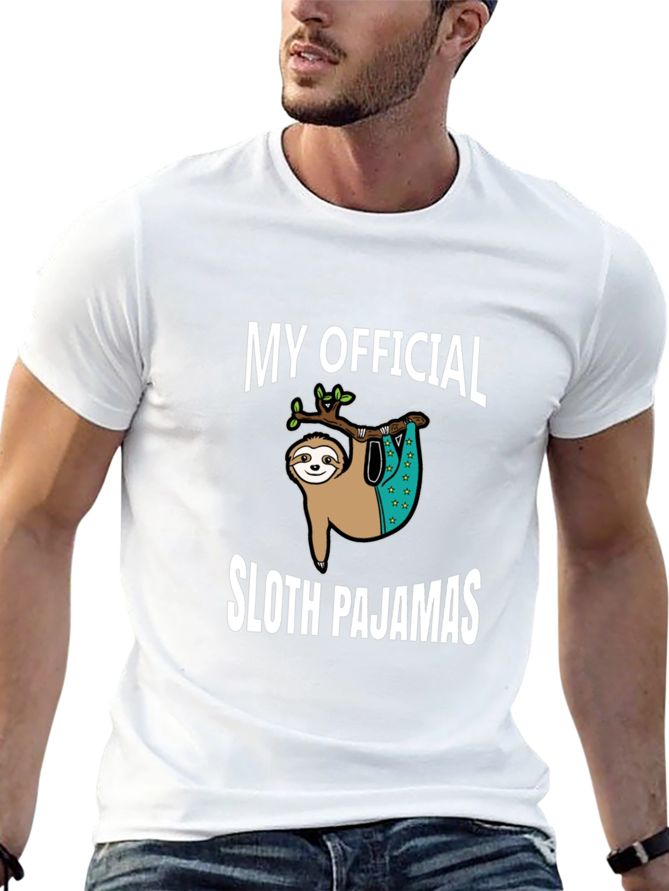 Funny Sloth Pajamas T-Shirt