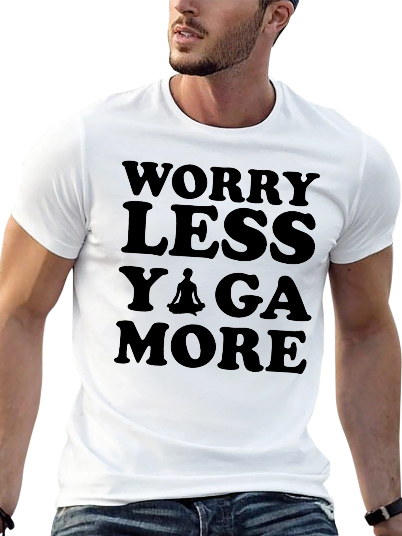 Worry Less Yoga More Graphic T-Shirt