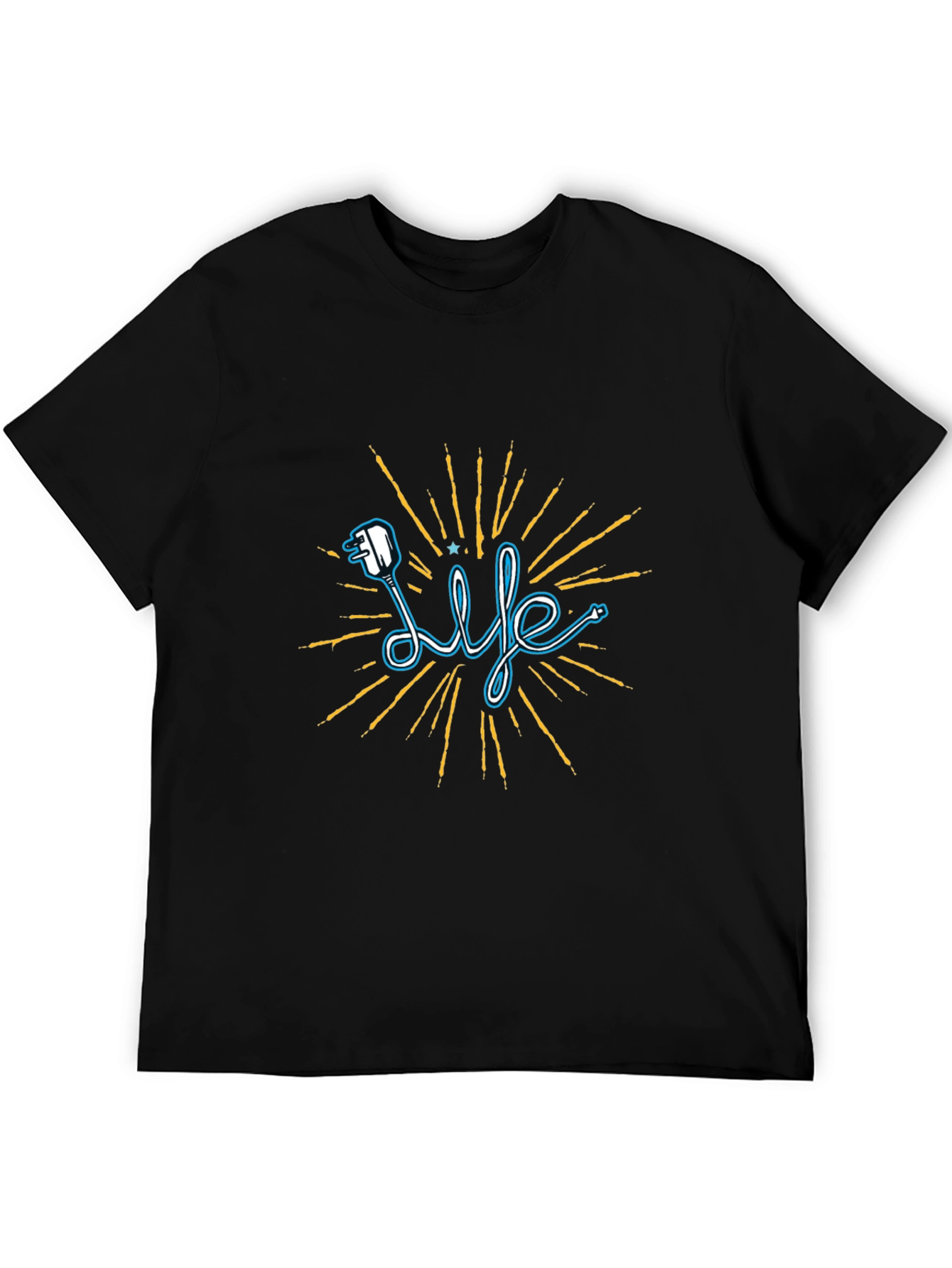 Life Plug T-Shirt - Electrician Style