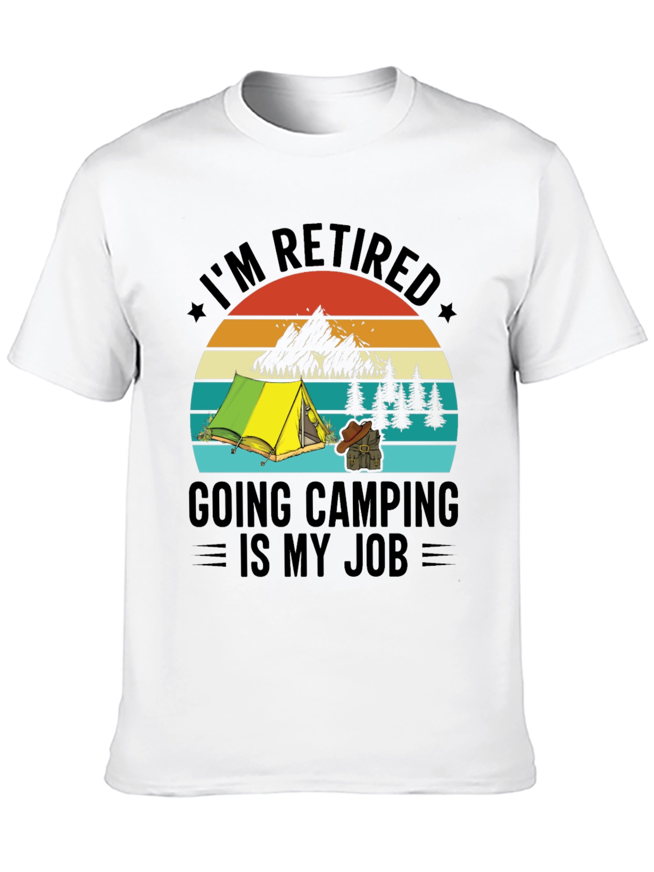 Retired Camping T-Shirt