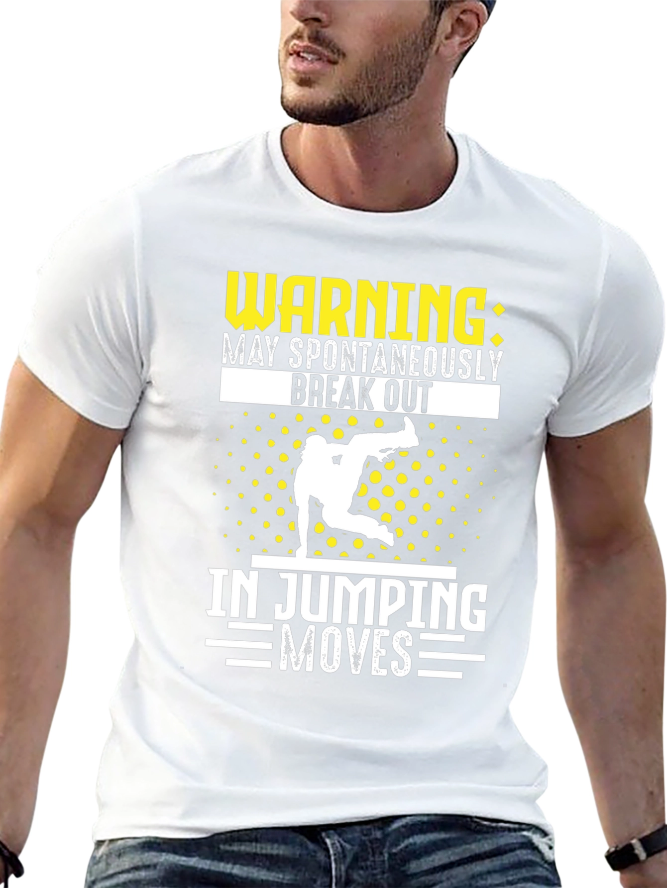 Warning Jumping Moves T-Shirt