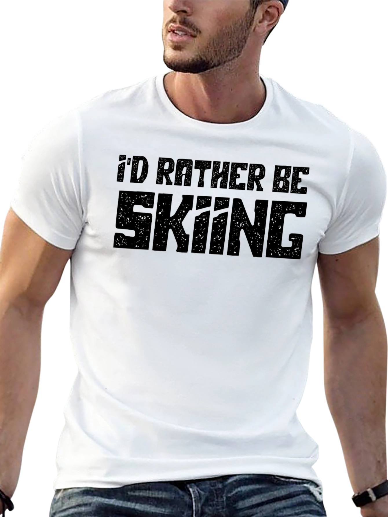 Id Rather Be Skiing T-Shirt