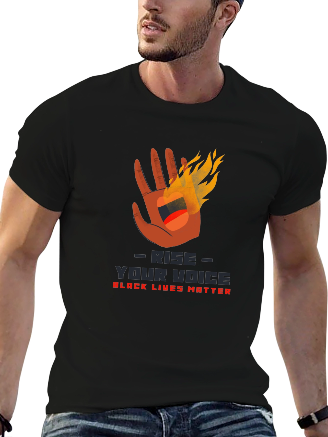 Rise Your Voice BLM Graphic Tee