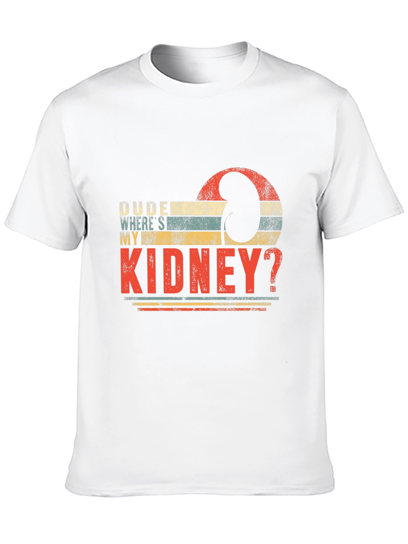 Dude Wheres My Kidney? Black T-Shirt
