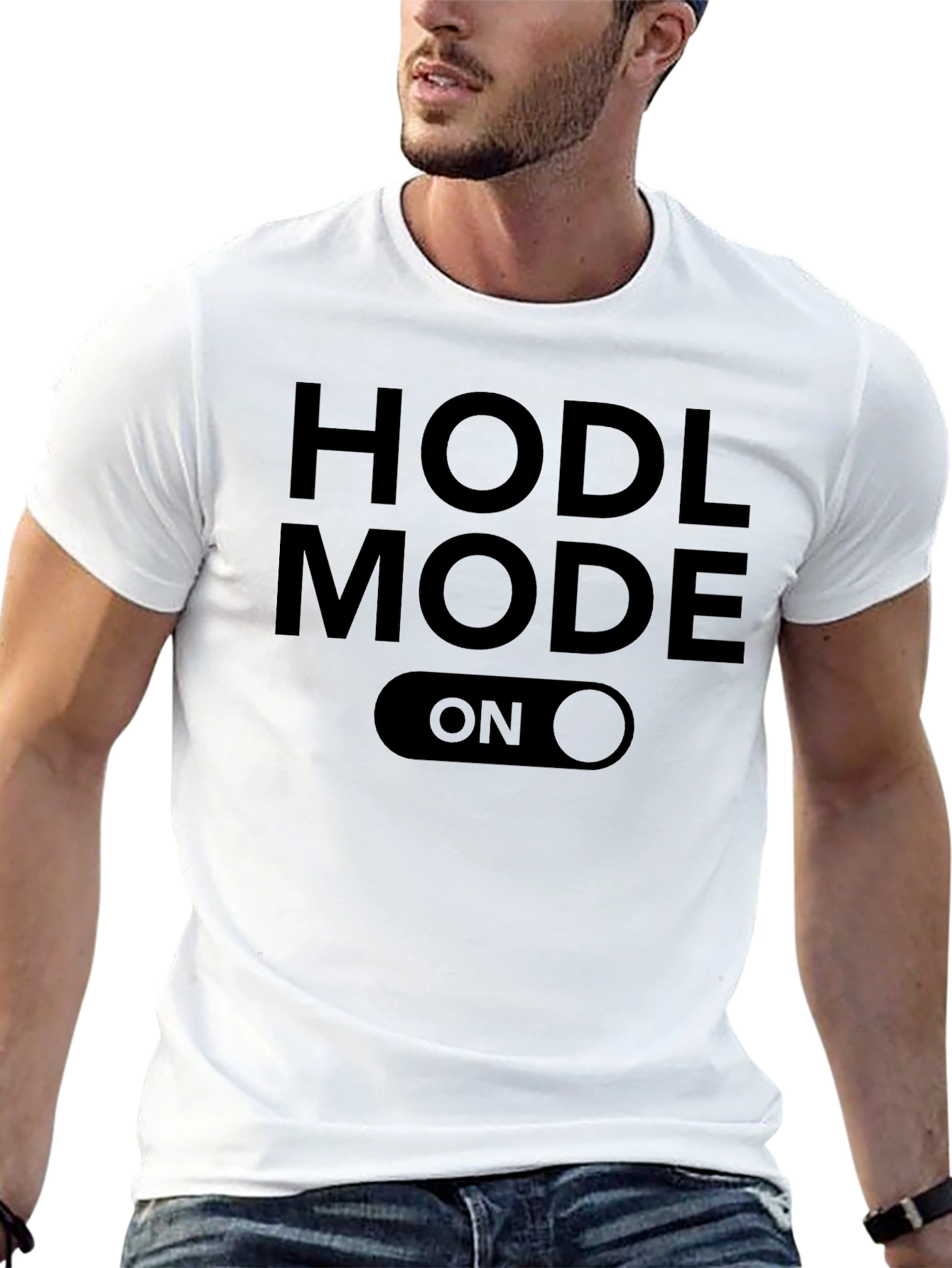 HODL Mode ON Black T-Shirt - Crypto Investor