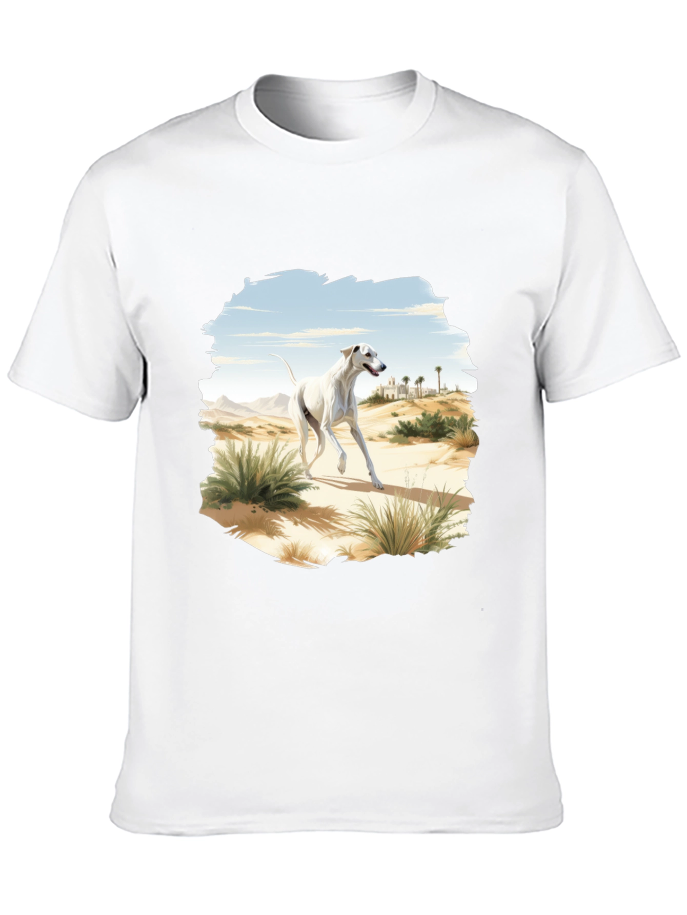 Desert Dog Graphic Tee - Stylish Black T-Shirt