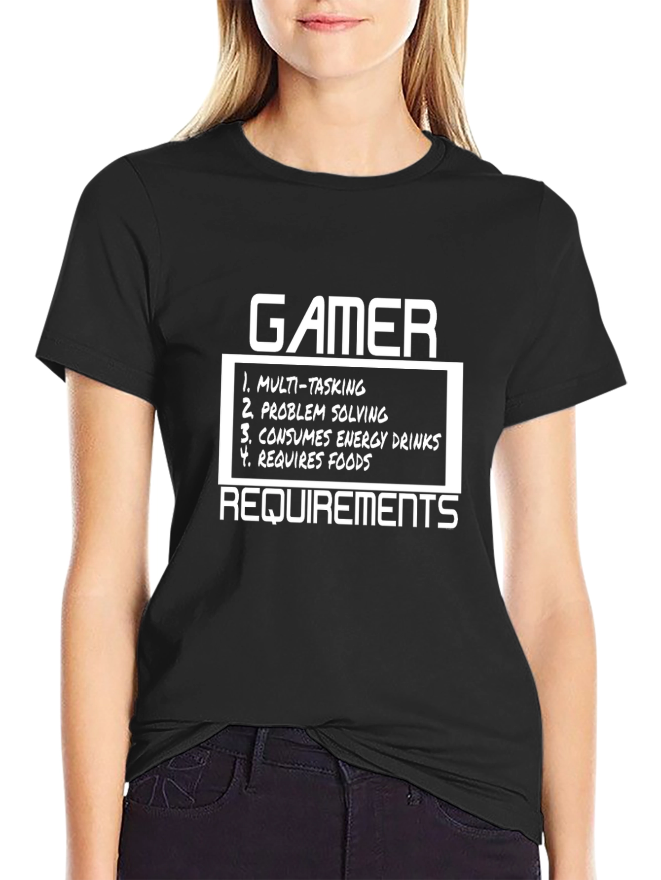 Gamer Requirements Black T-Shirt