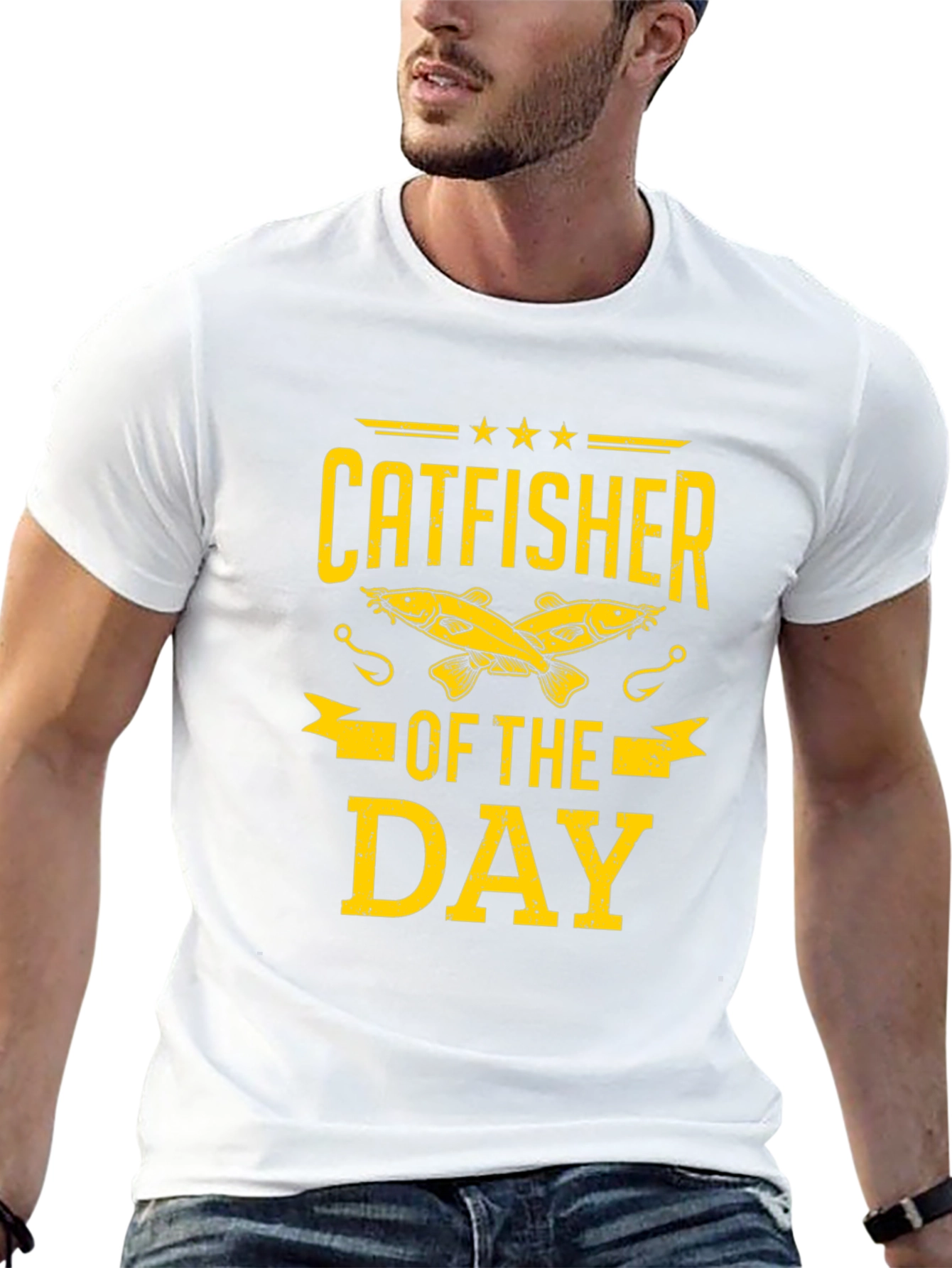 Catfisher of the Day Graphic T-Shirt